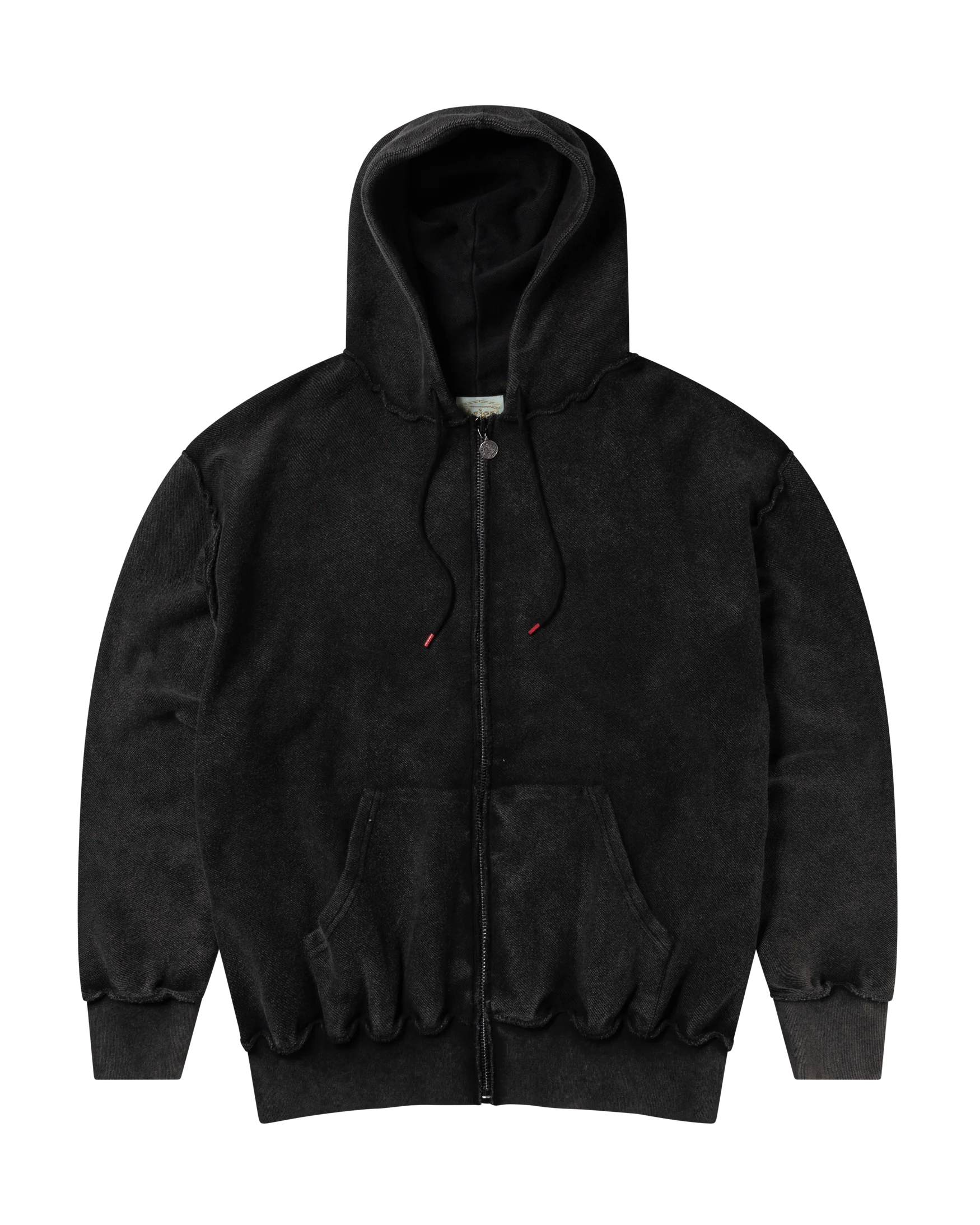 Aged Reverso Temple Zip Through Hoodie