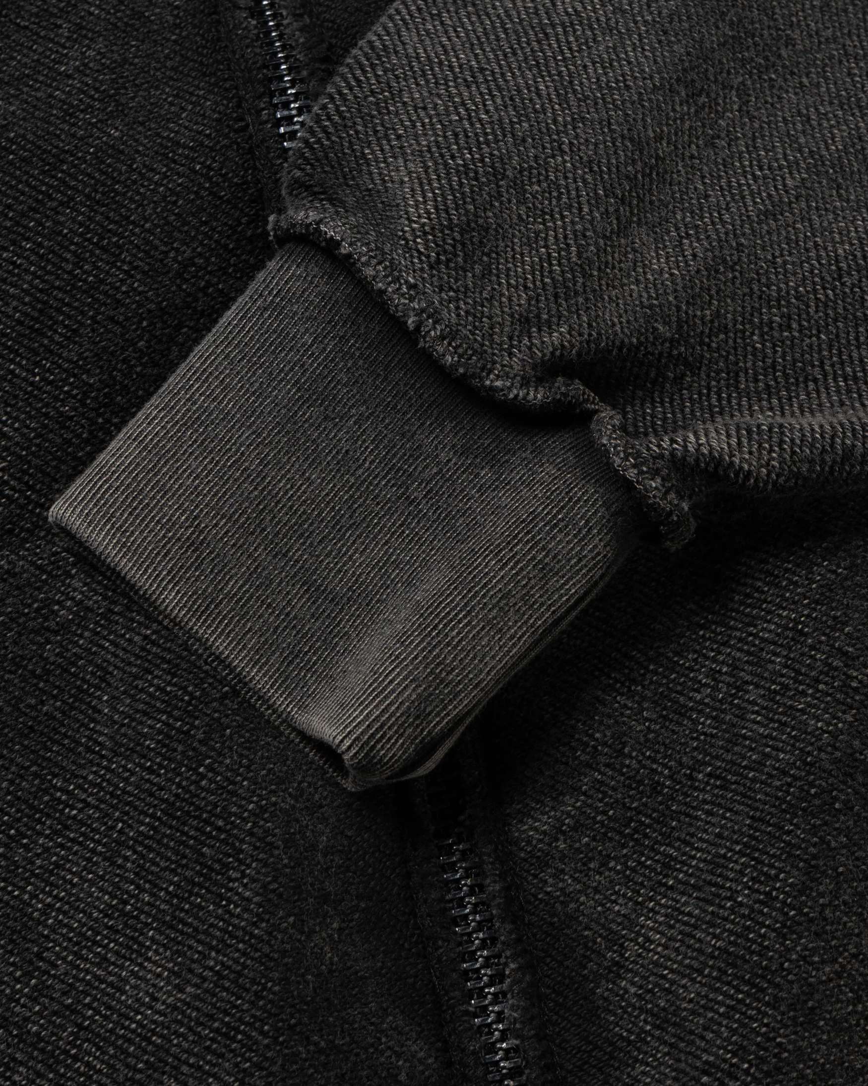 Aged Reverso Temple Zip Through Hoodie - Image 7