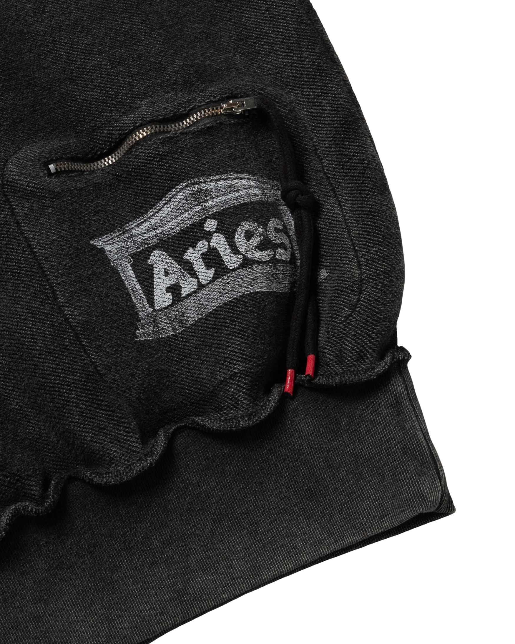 Aged Reverso Temple Zip Through Hoodie - Image 9