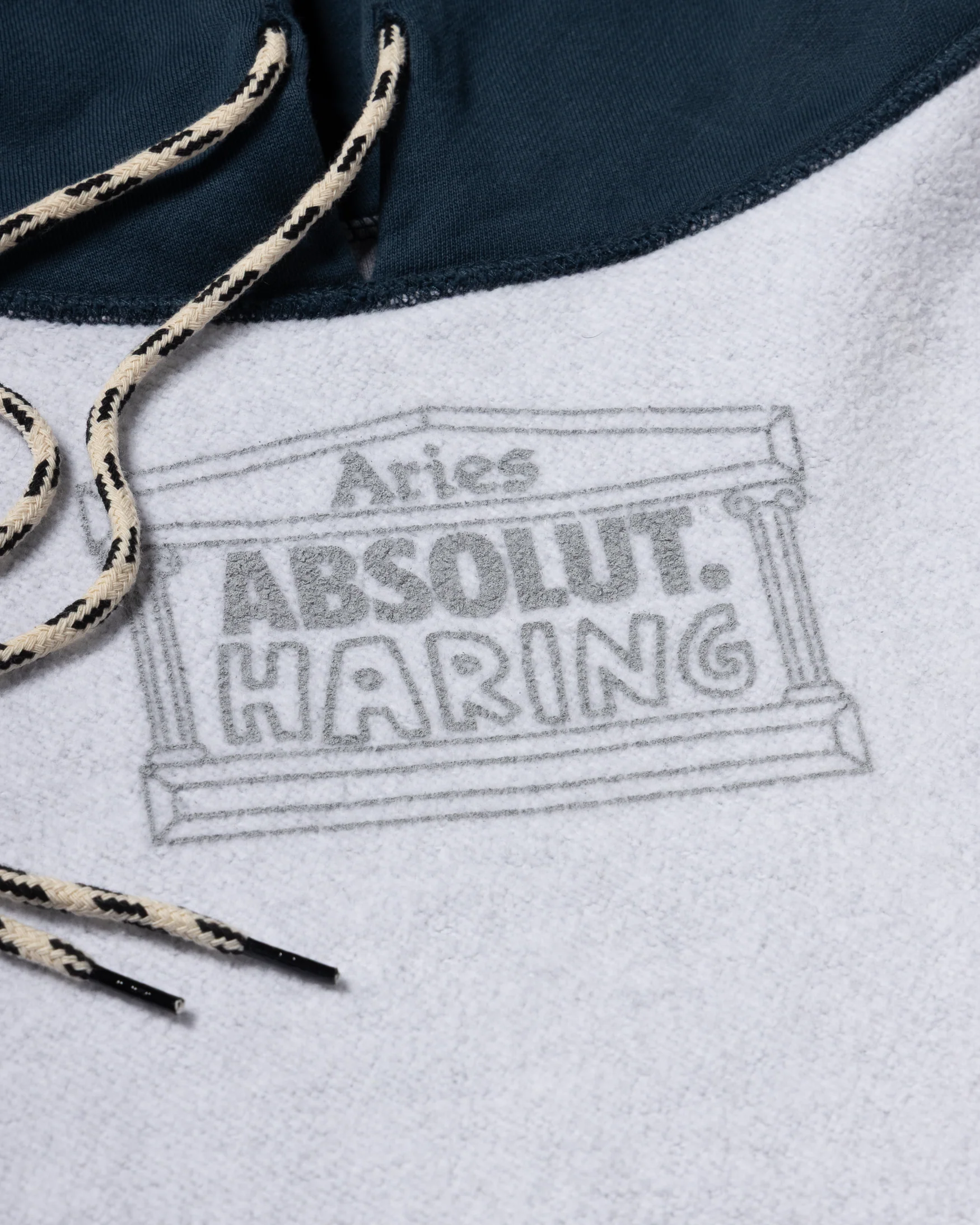 Aries x Absolut Haring Patchwork Hoodie - Image 6