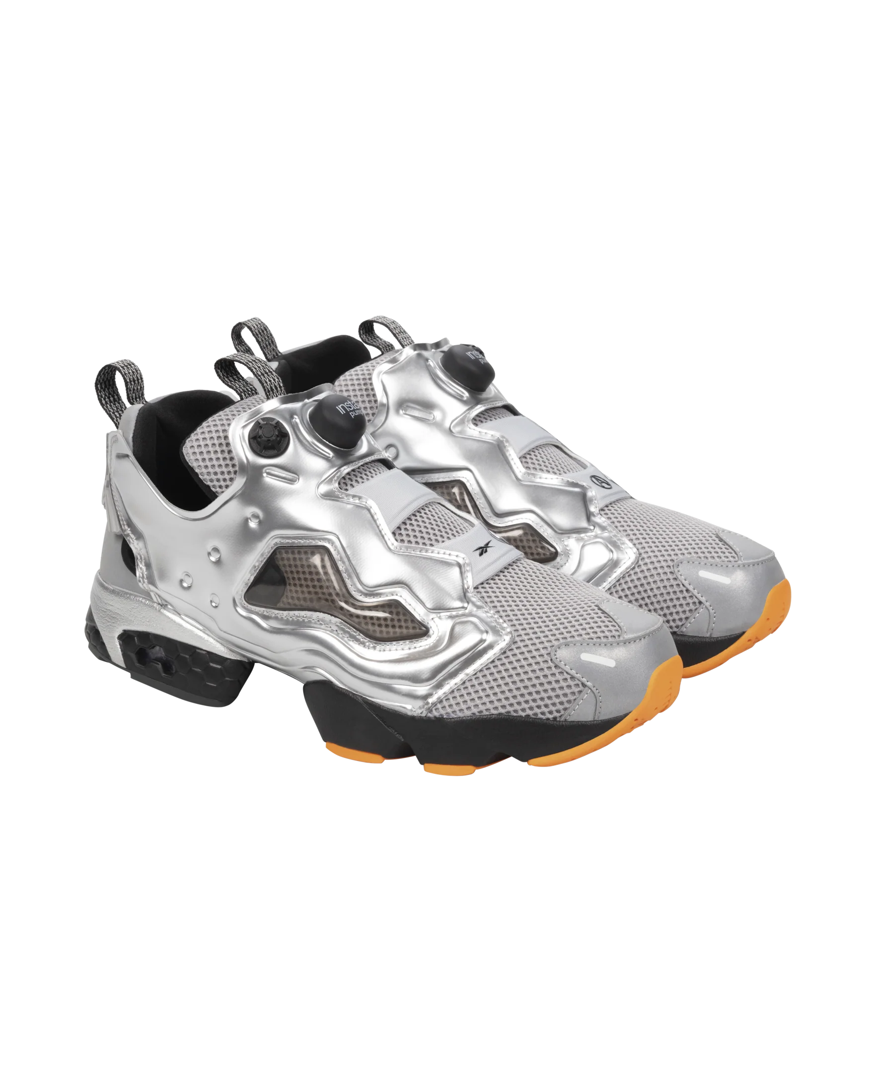 aries x reebok - insta pump fury silver