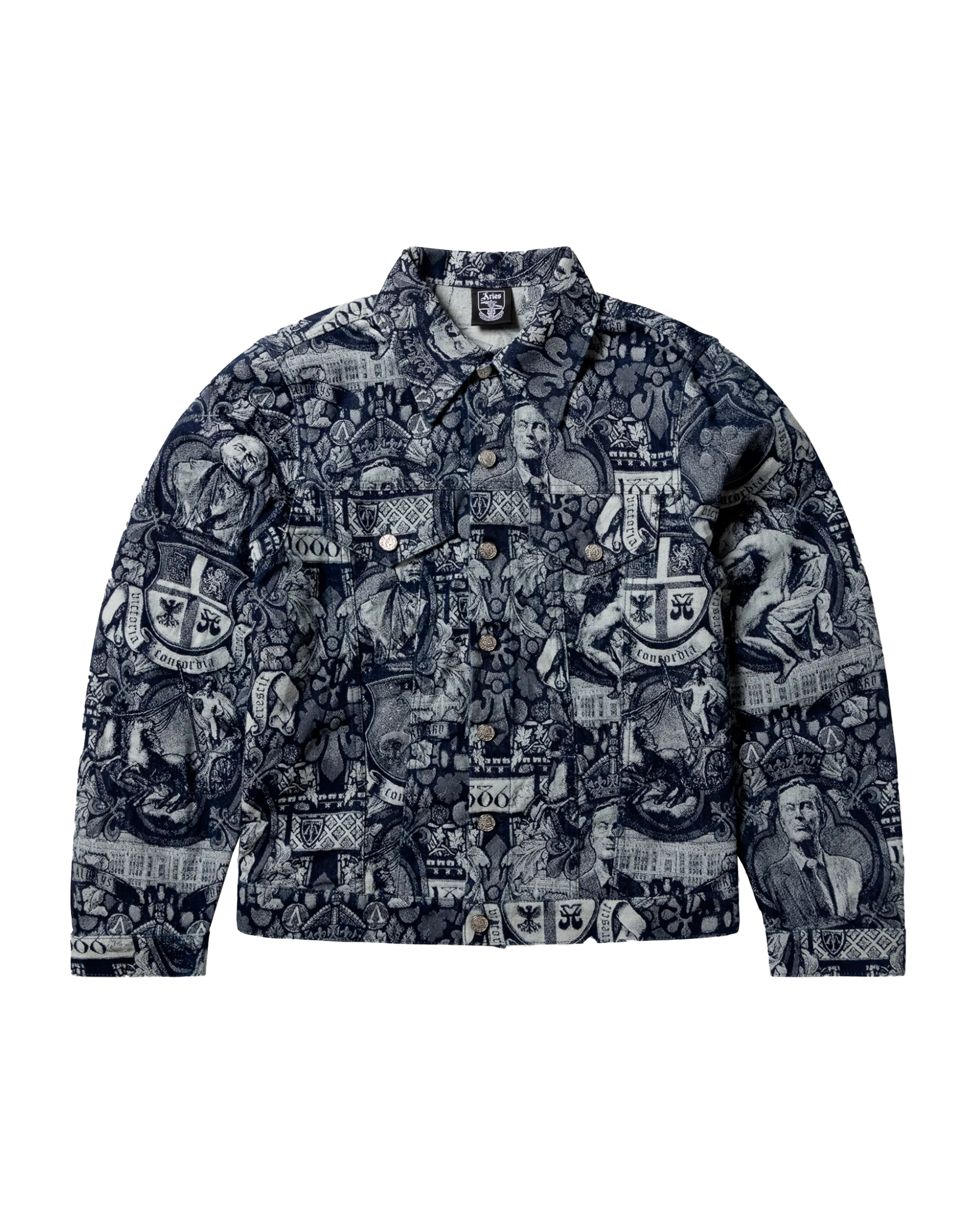 Arsenal X Aries Stained Glass Jacquard Trucker Jacket