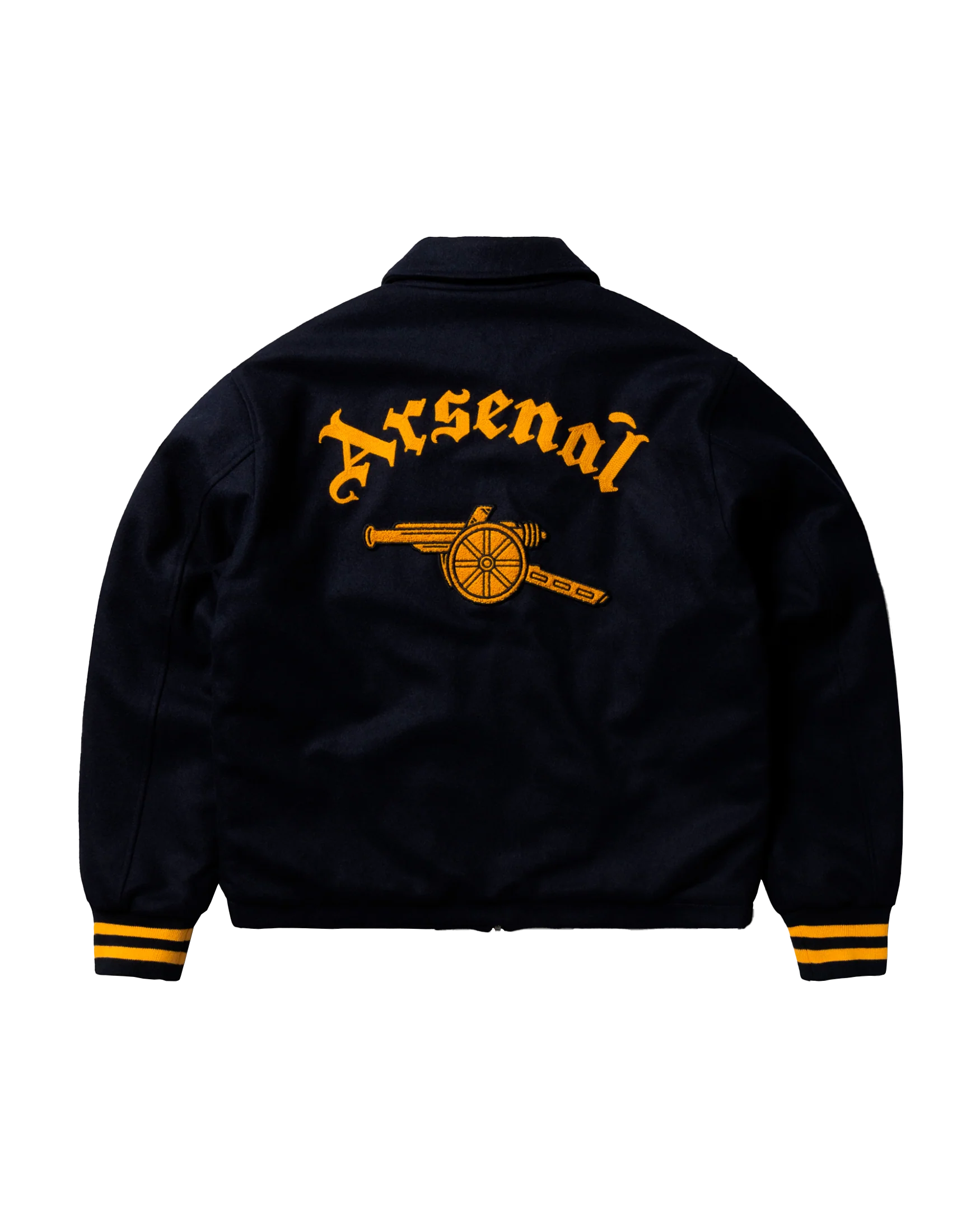 Arsenal X Aries Wool Bomber Jacket - Image 3