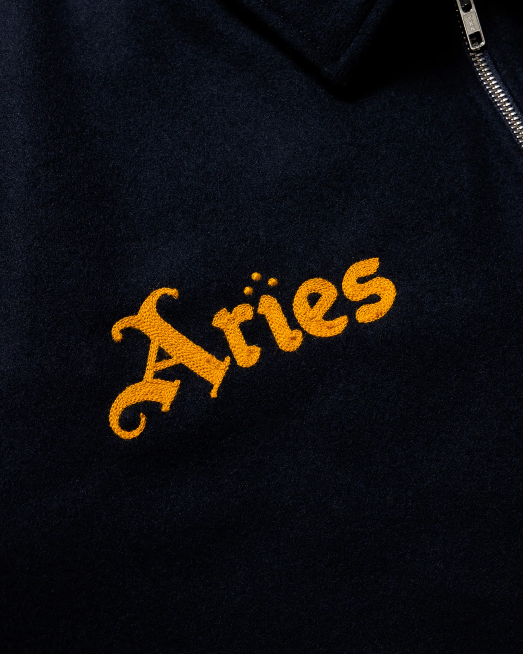 Arsenal X Aries Wool Bomber Jacket - Image 6