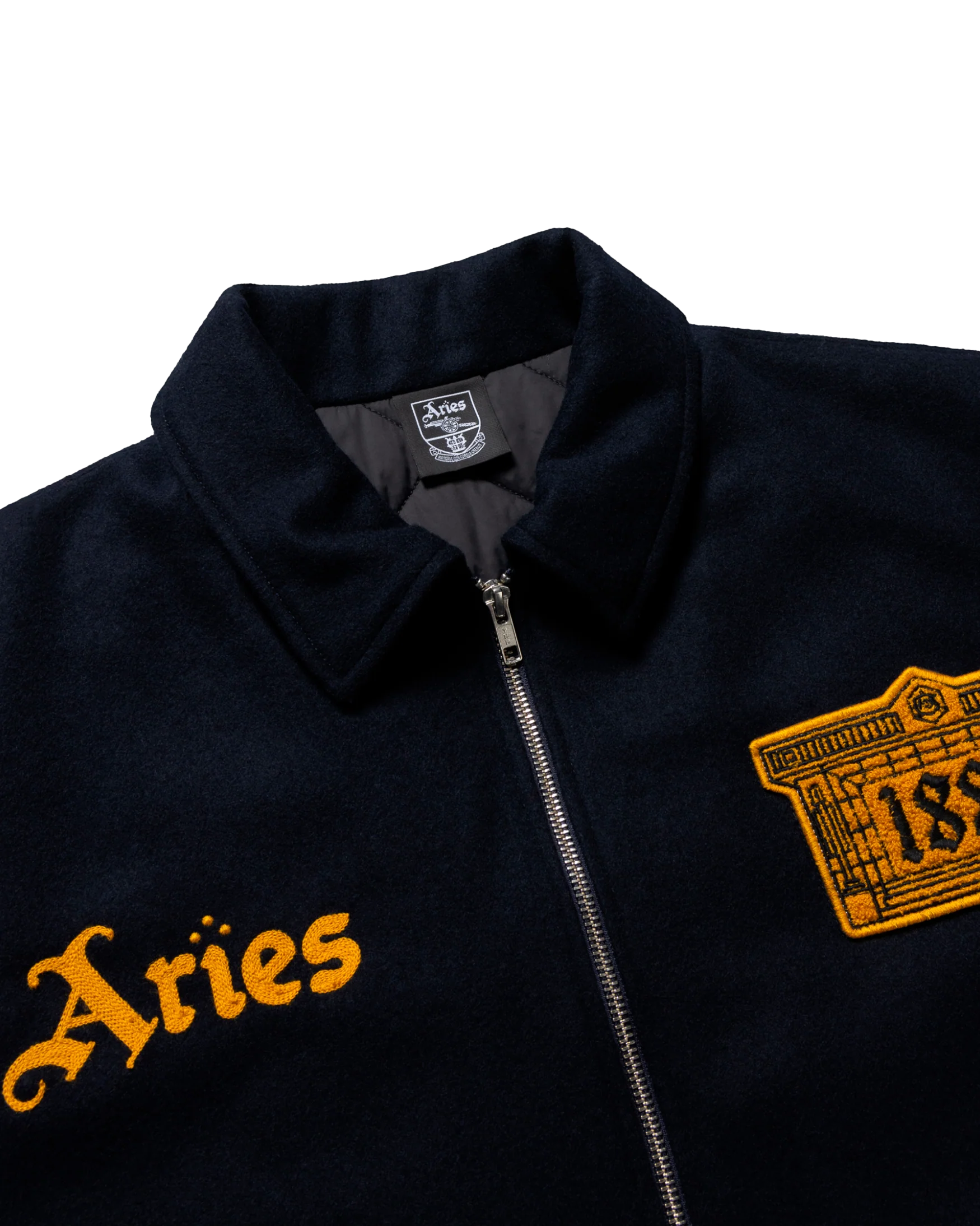 Arsenal X Aries Wool Bomber Jacket - Image 8
