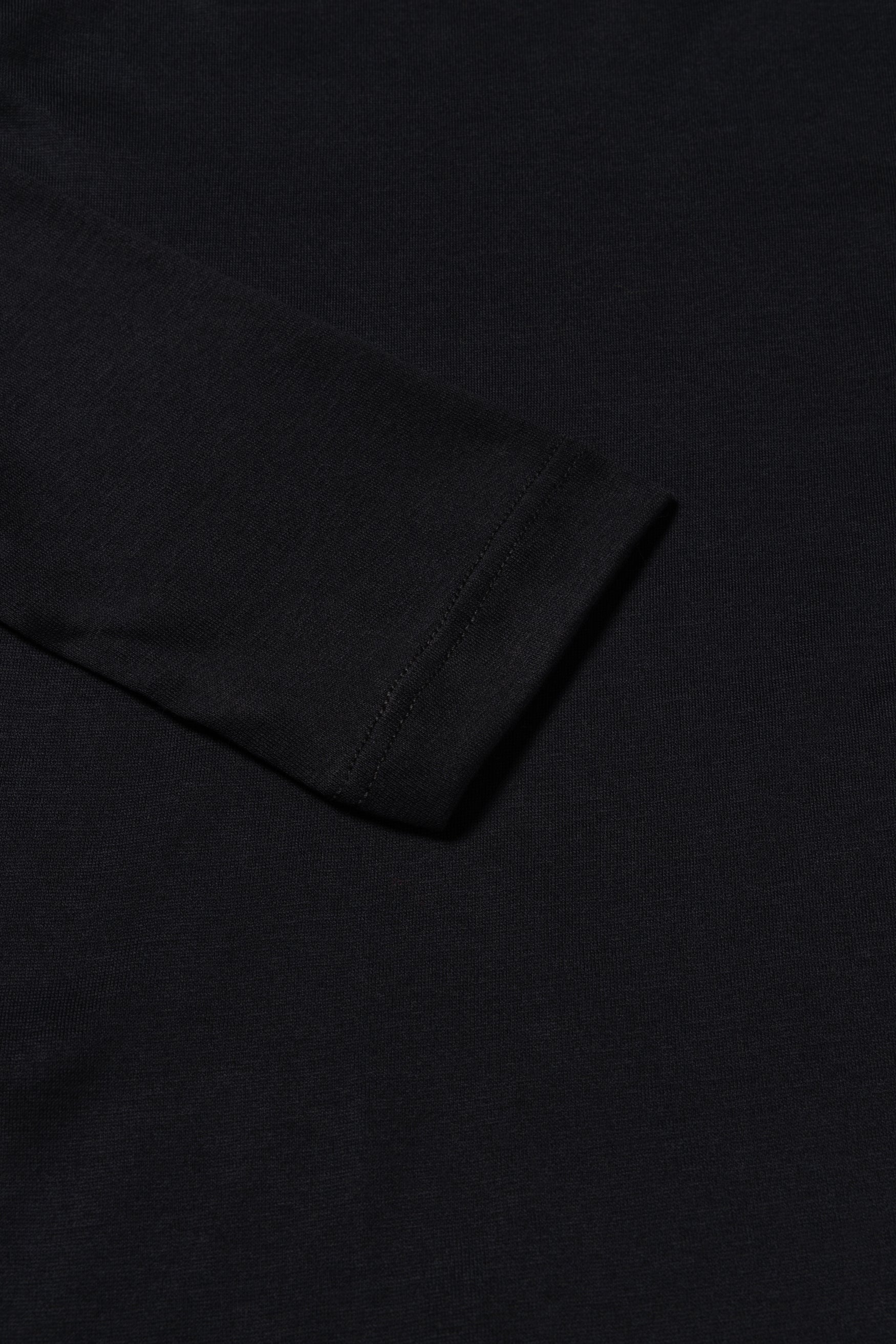 Mercerised Cotton High Neck Top - Image 4