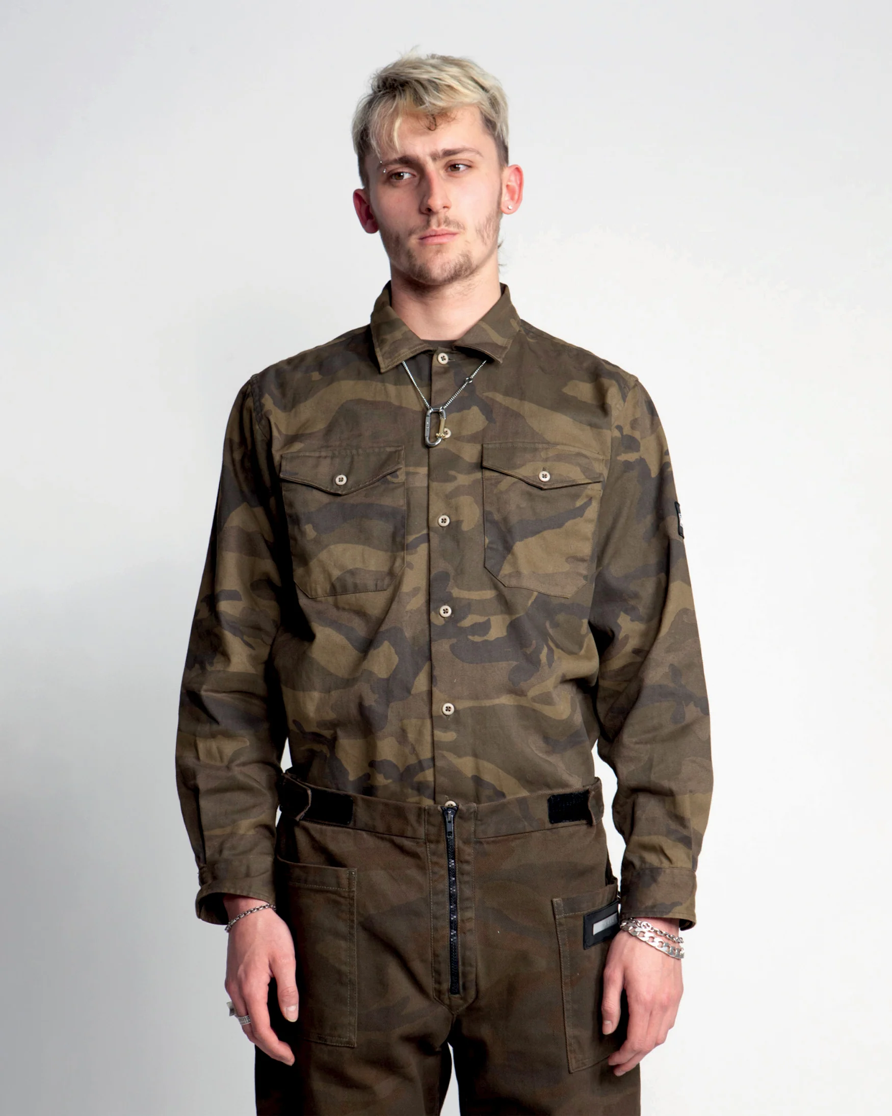 Camo LS Twill Shirt - Image 2