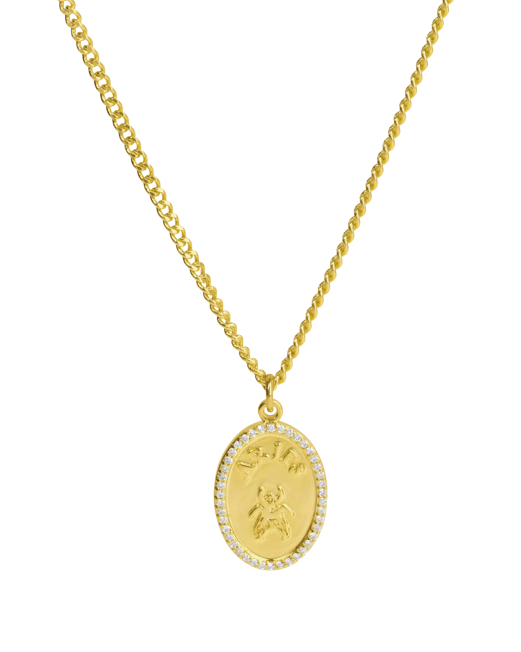 Chain Necklace With Fly Paved Pendants
