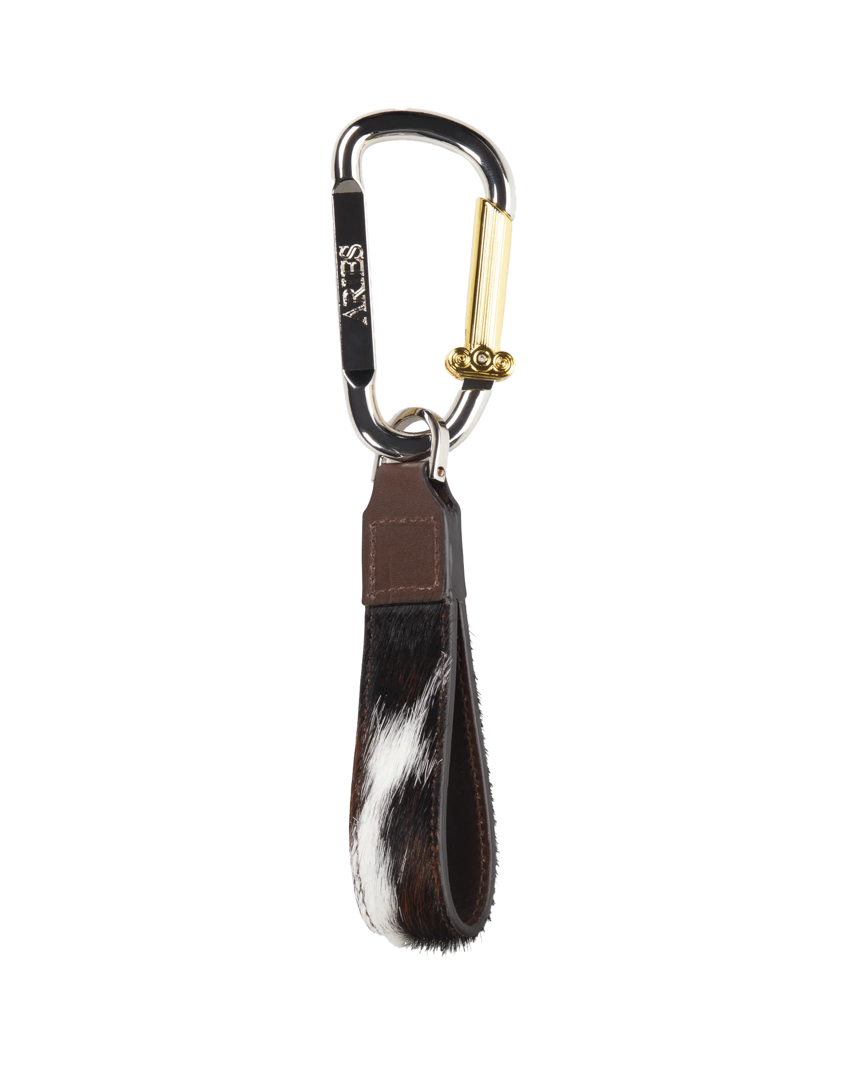 Column Carabiner Ponyskin Keychain