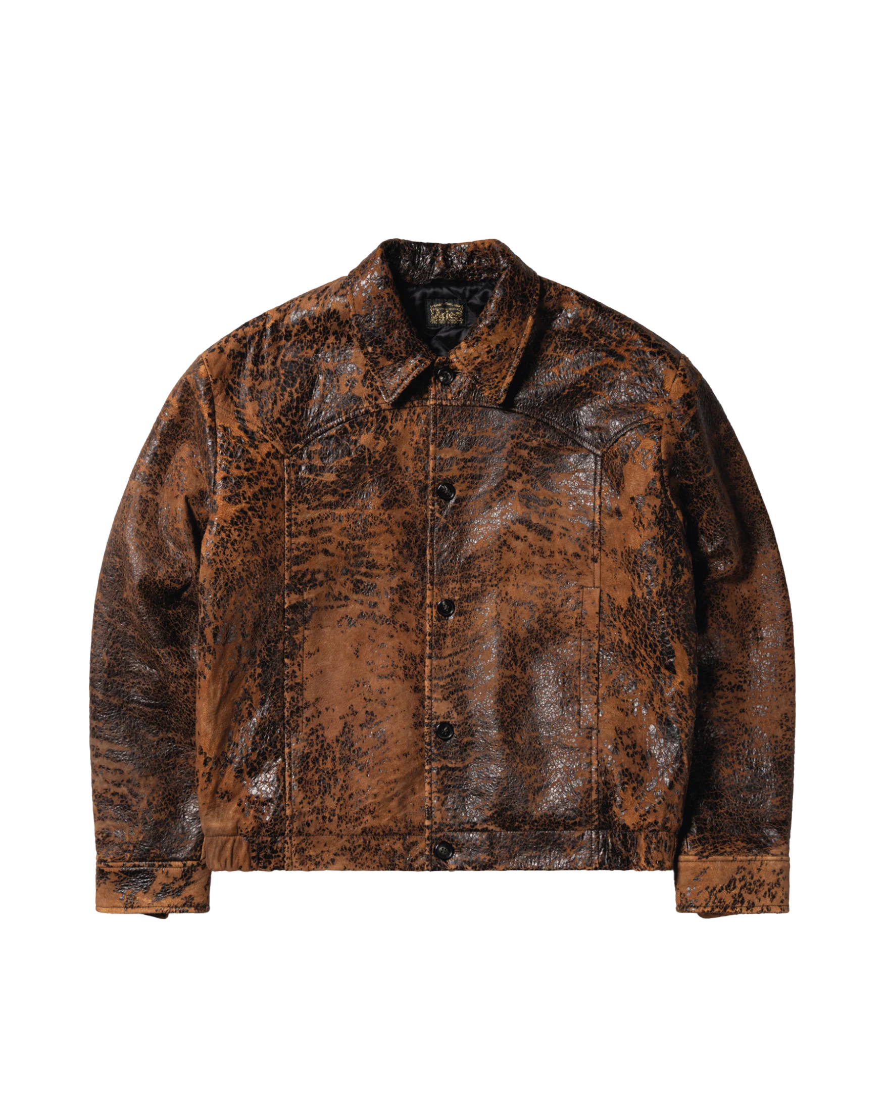 Distressed Leather Jacket