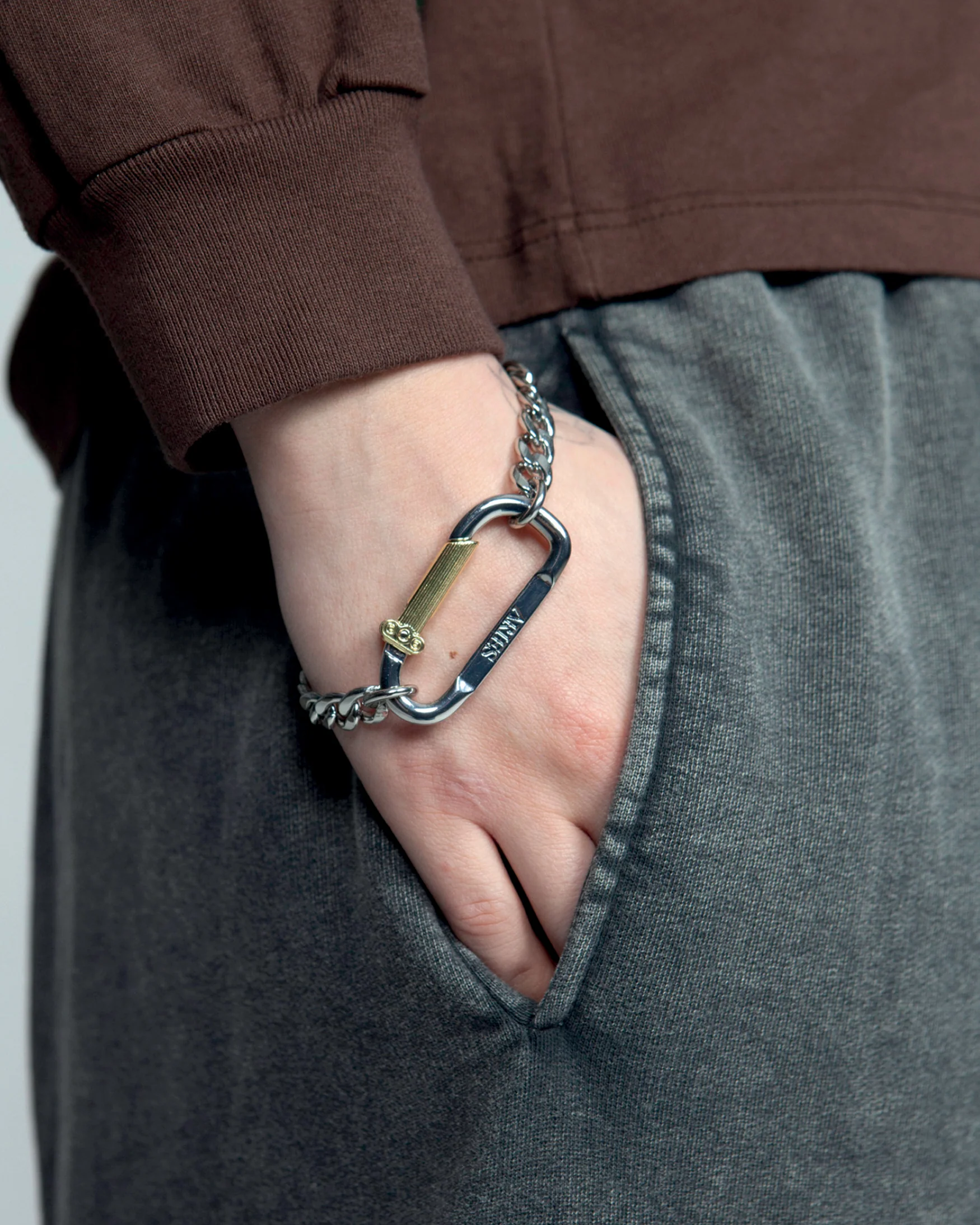 Mini Carabiner Chain Bracelet - Image 2