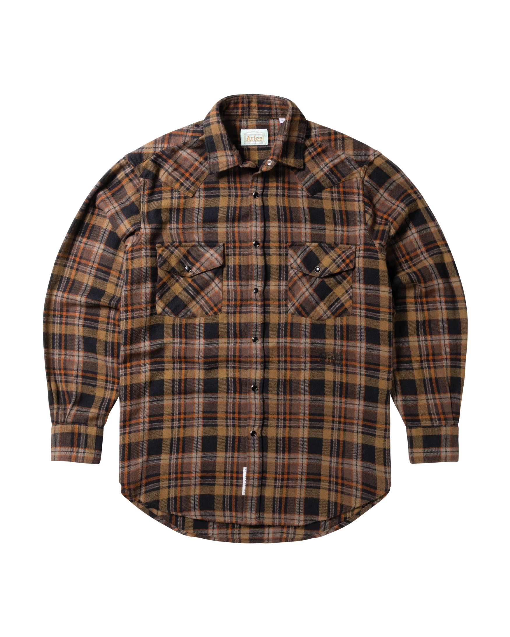 OD Plaid Western Shirt