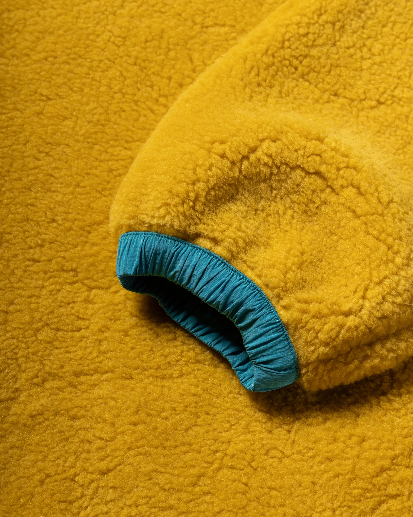 Oversized Fleece Nylon Hoodie - Image 3