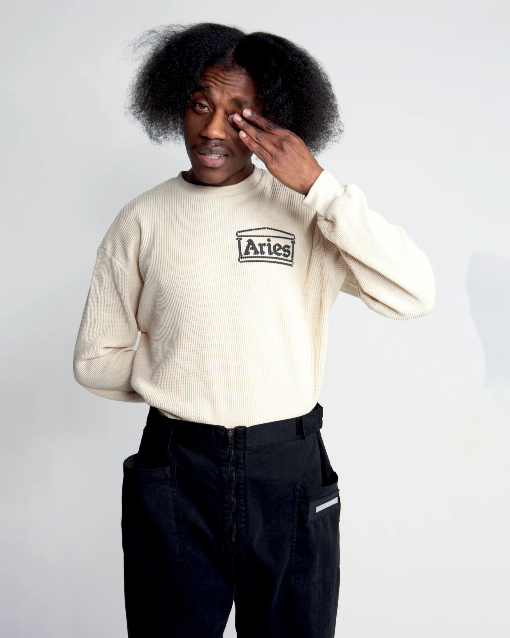 Waffle LS Tee - Image 2