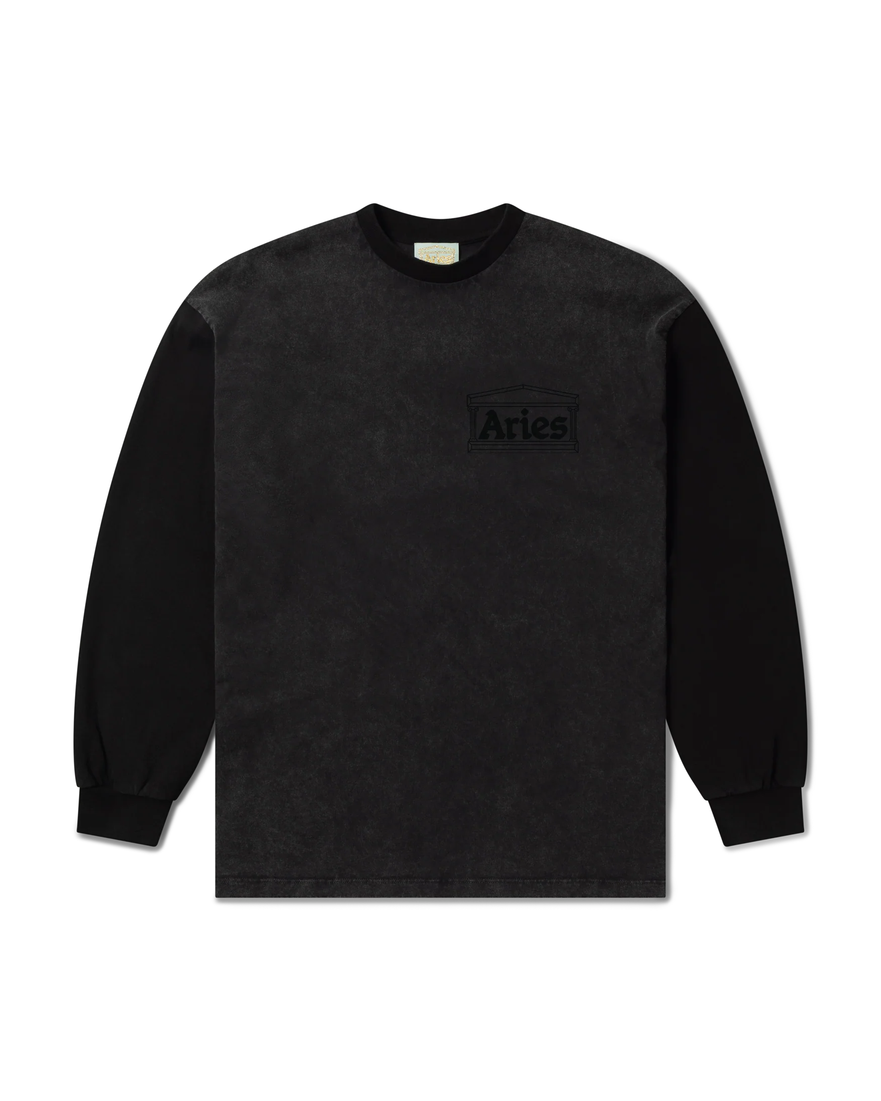 Aged Contrast Temple LS Tee