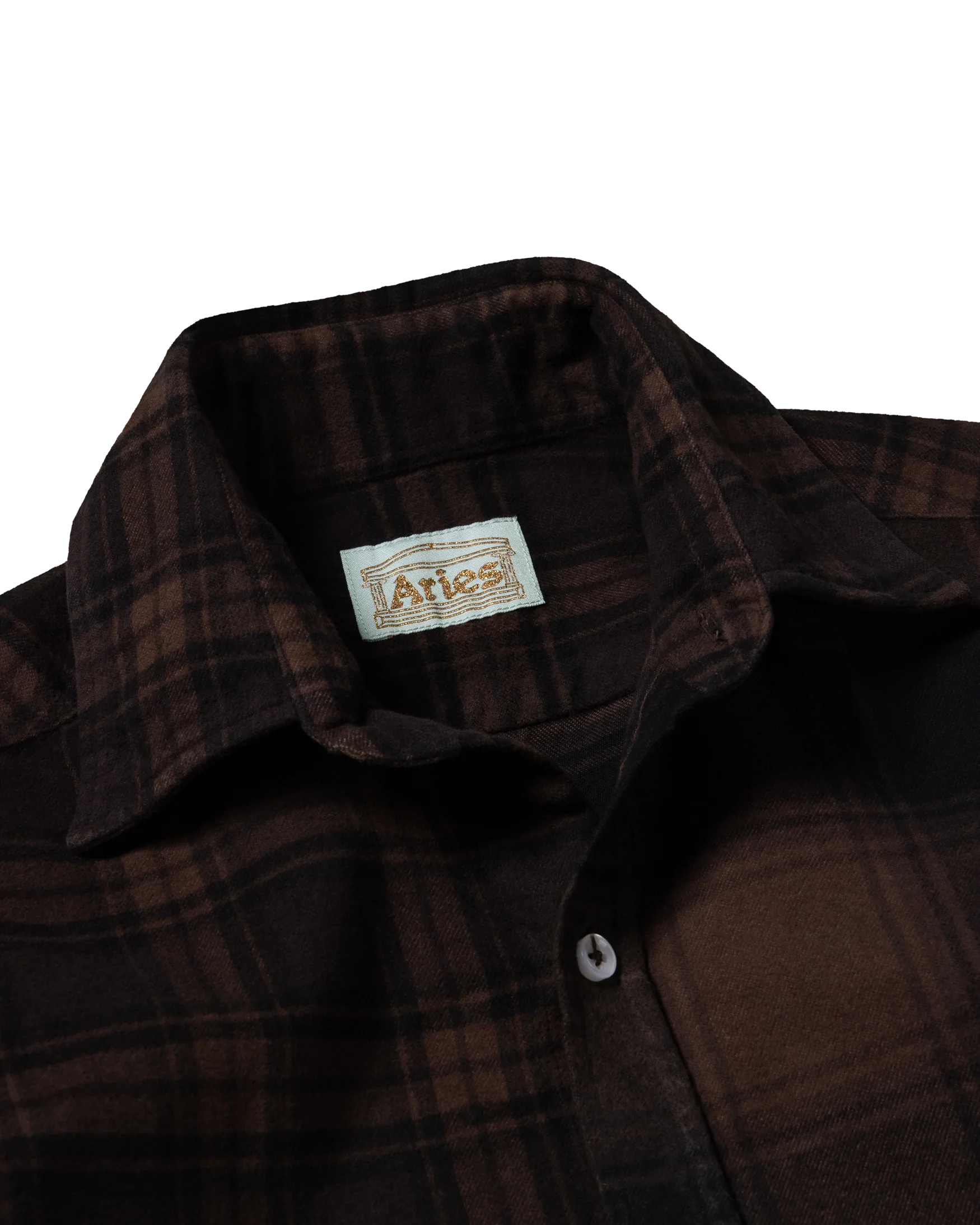 Brushed Flannel Patchwork LS Shirt - Image 13