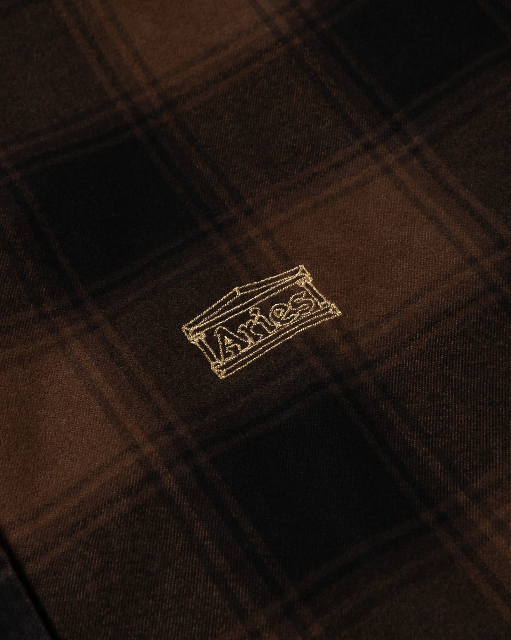 Brushed Flannel Patchwork LS Shirt - Image 8