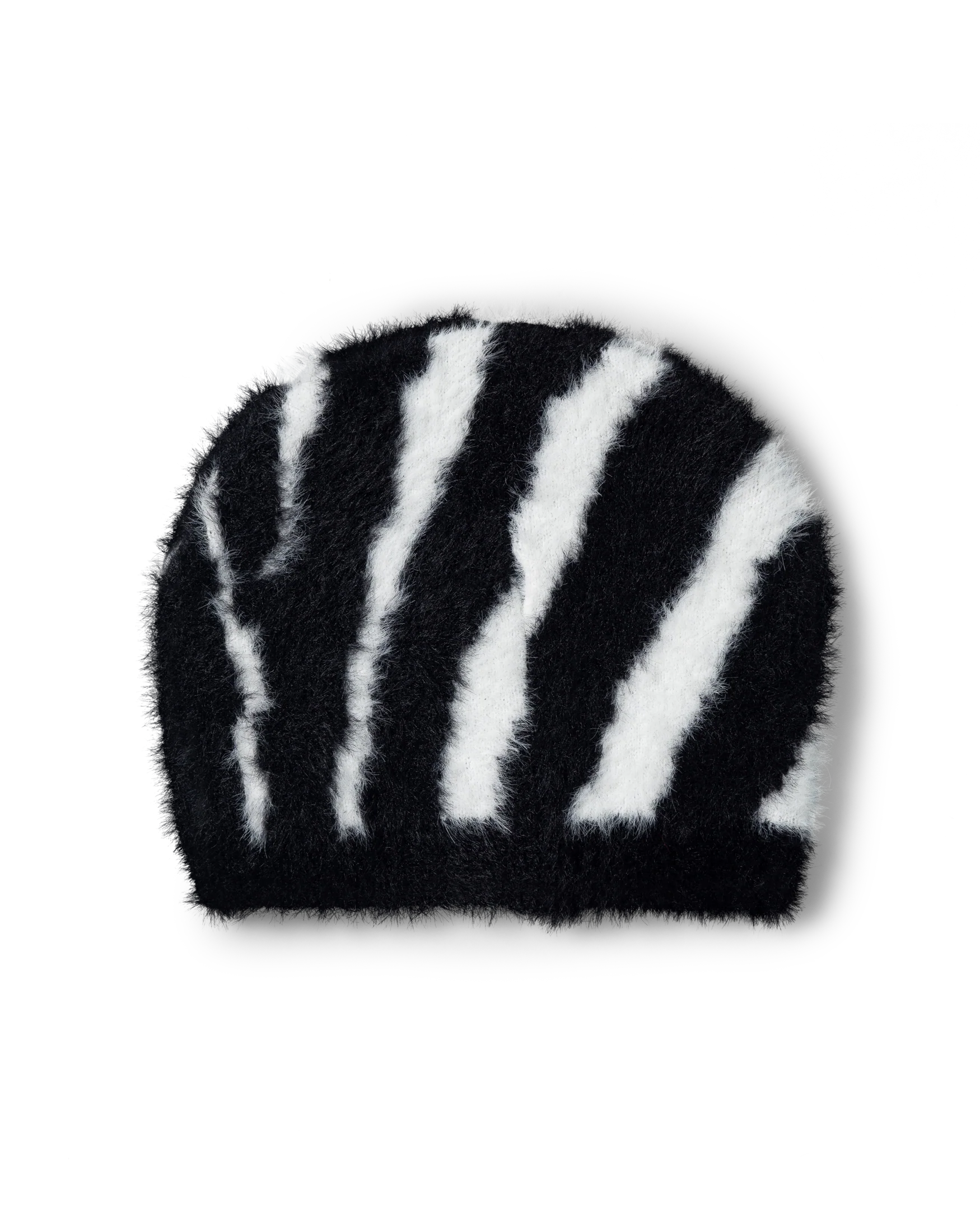 Brushed Zebra Skull Beanie - Image 2