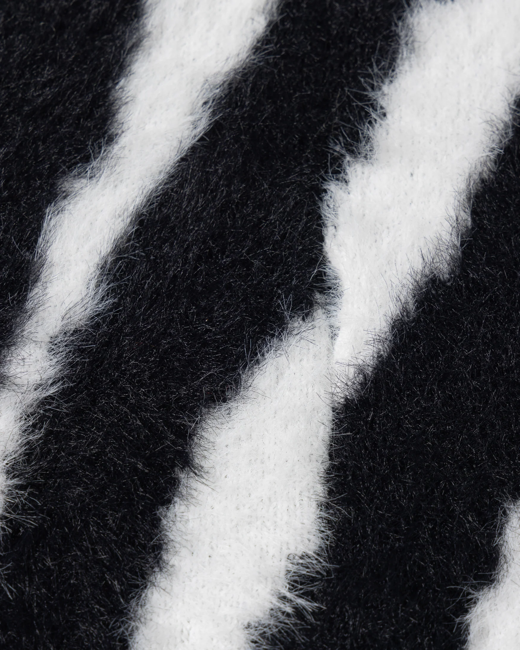 Brushed Zebra Skull Beanie - Image 3