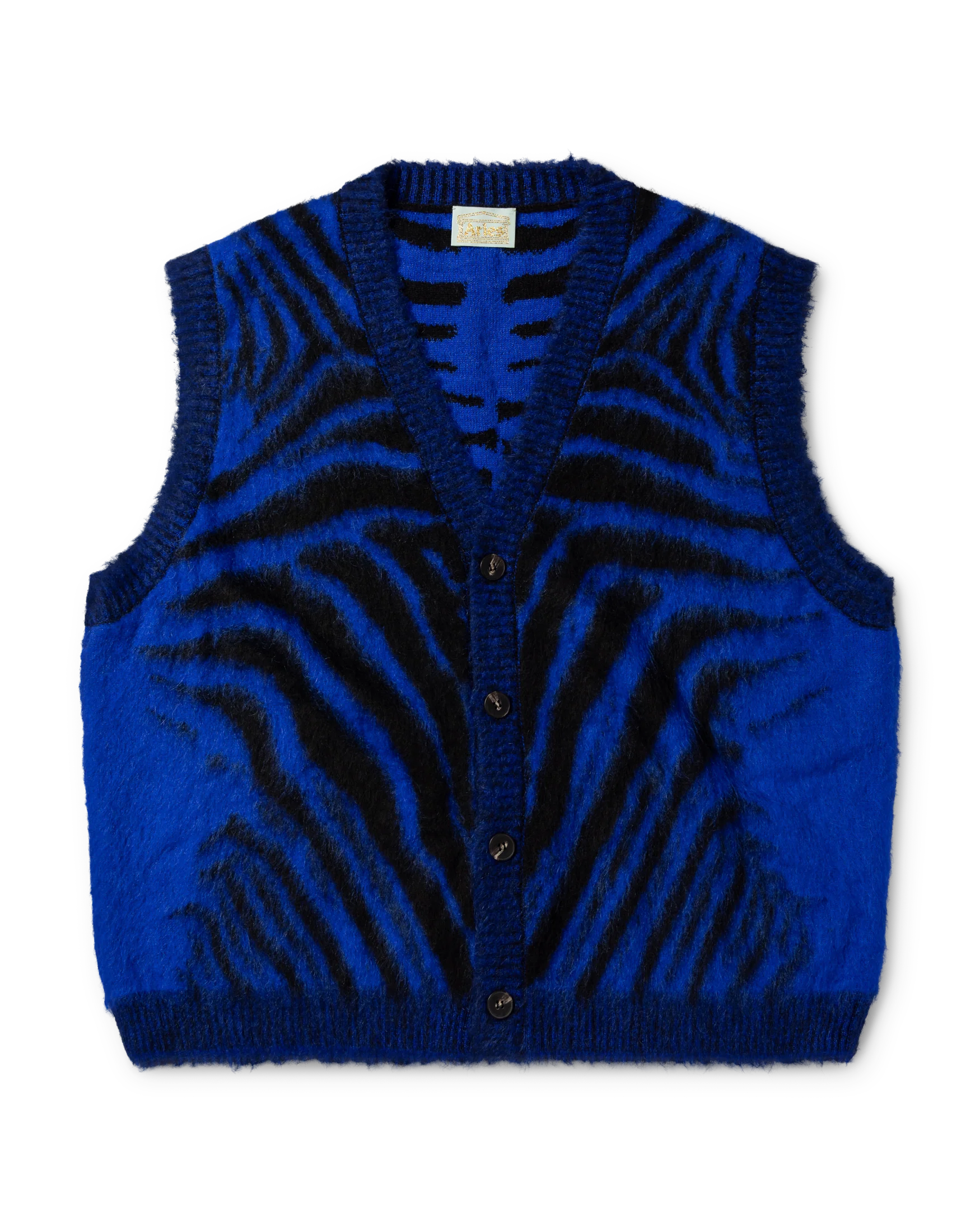 Brushed Zebra Vest