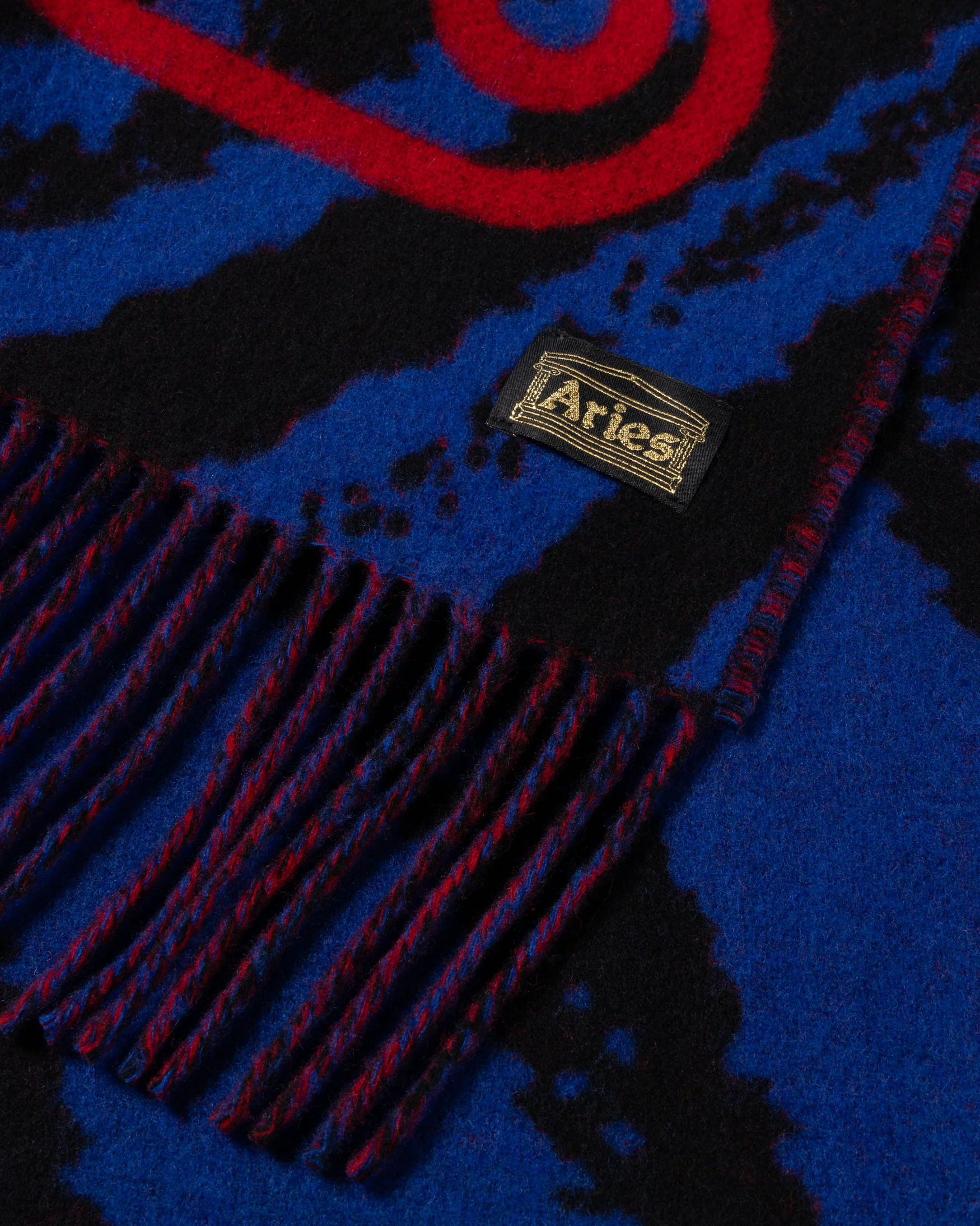 Column Zebra Wool Scarf - Image 4