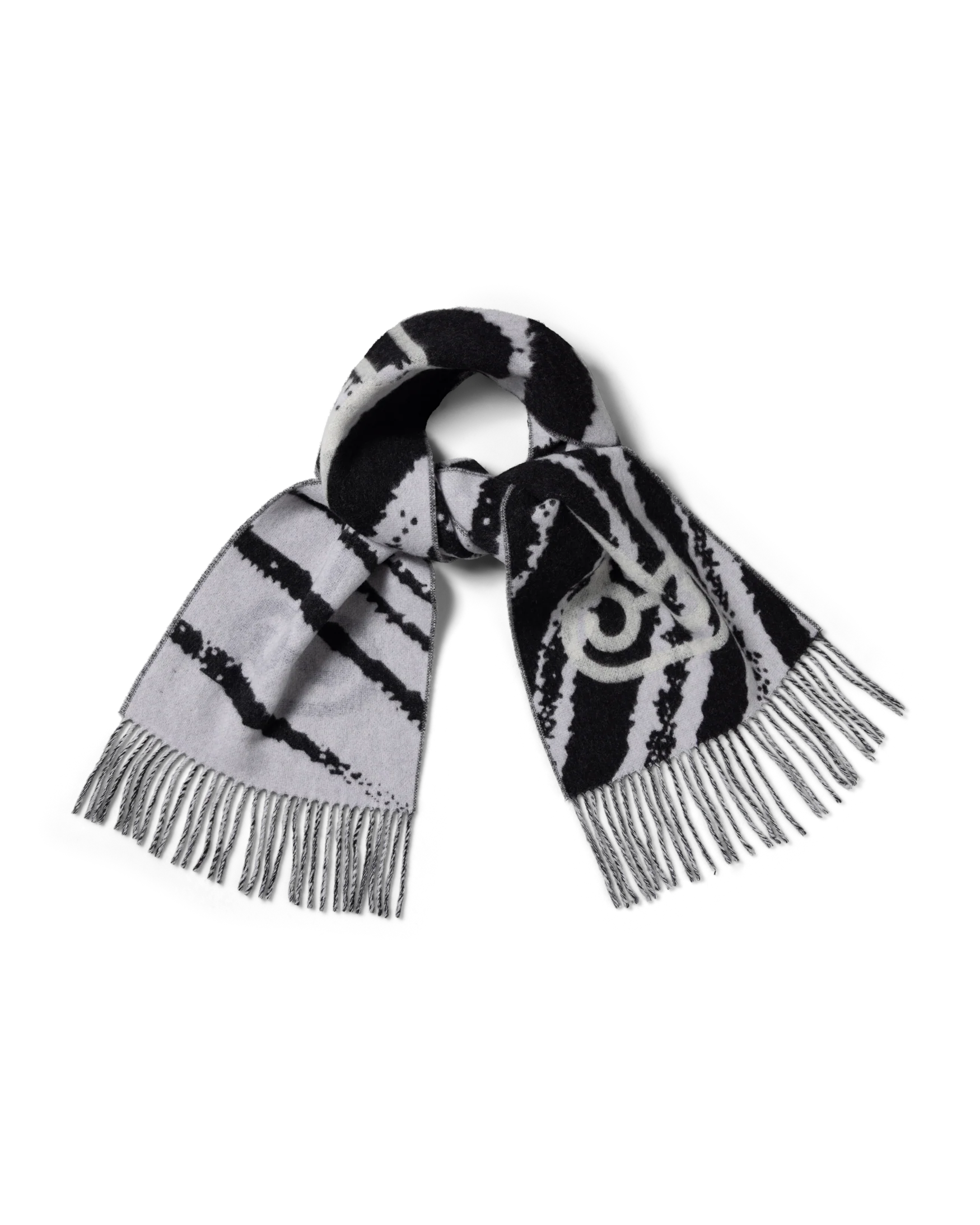 Column Zebra Wool Scarf