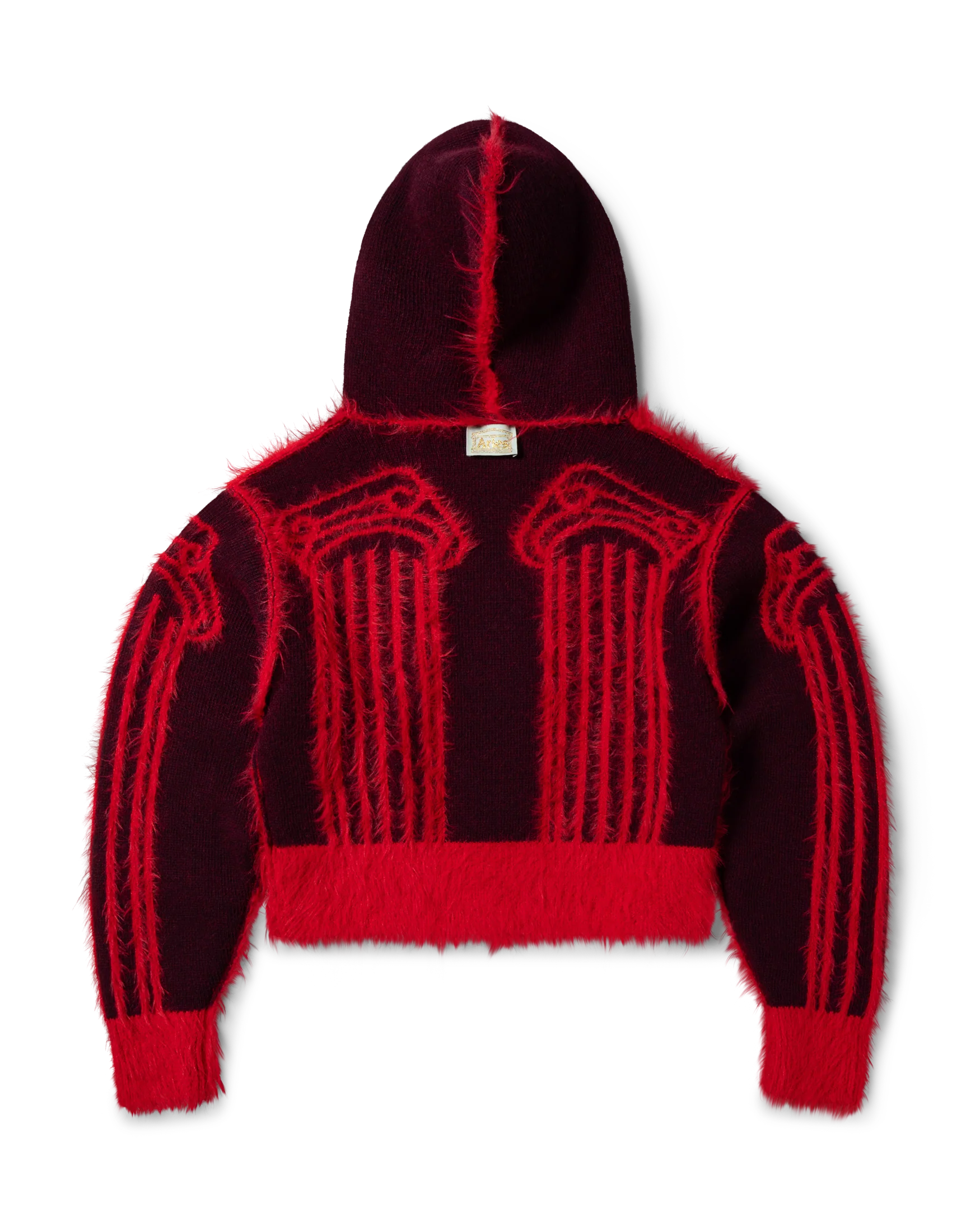 Fluffy Column Chenille Reversible Zip Thru Hoodie - Image 18