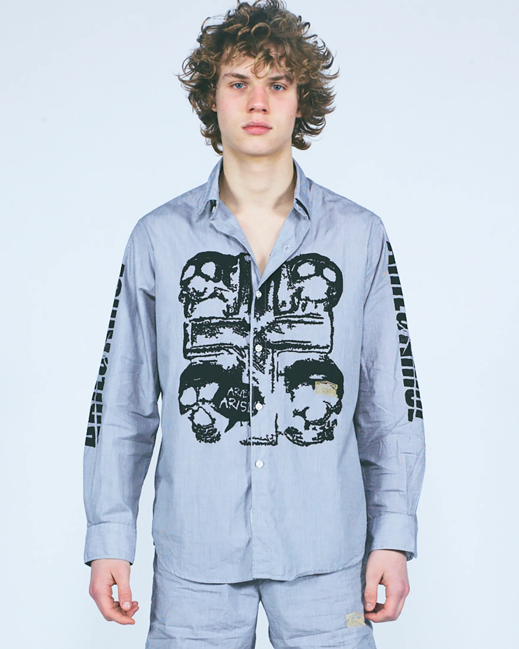 I'm Cross Graphic Poplin LS Shirt - Image 2