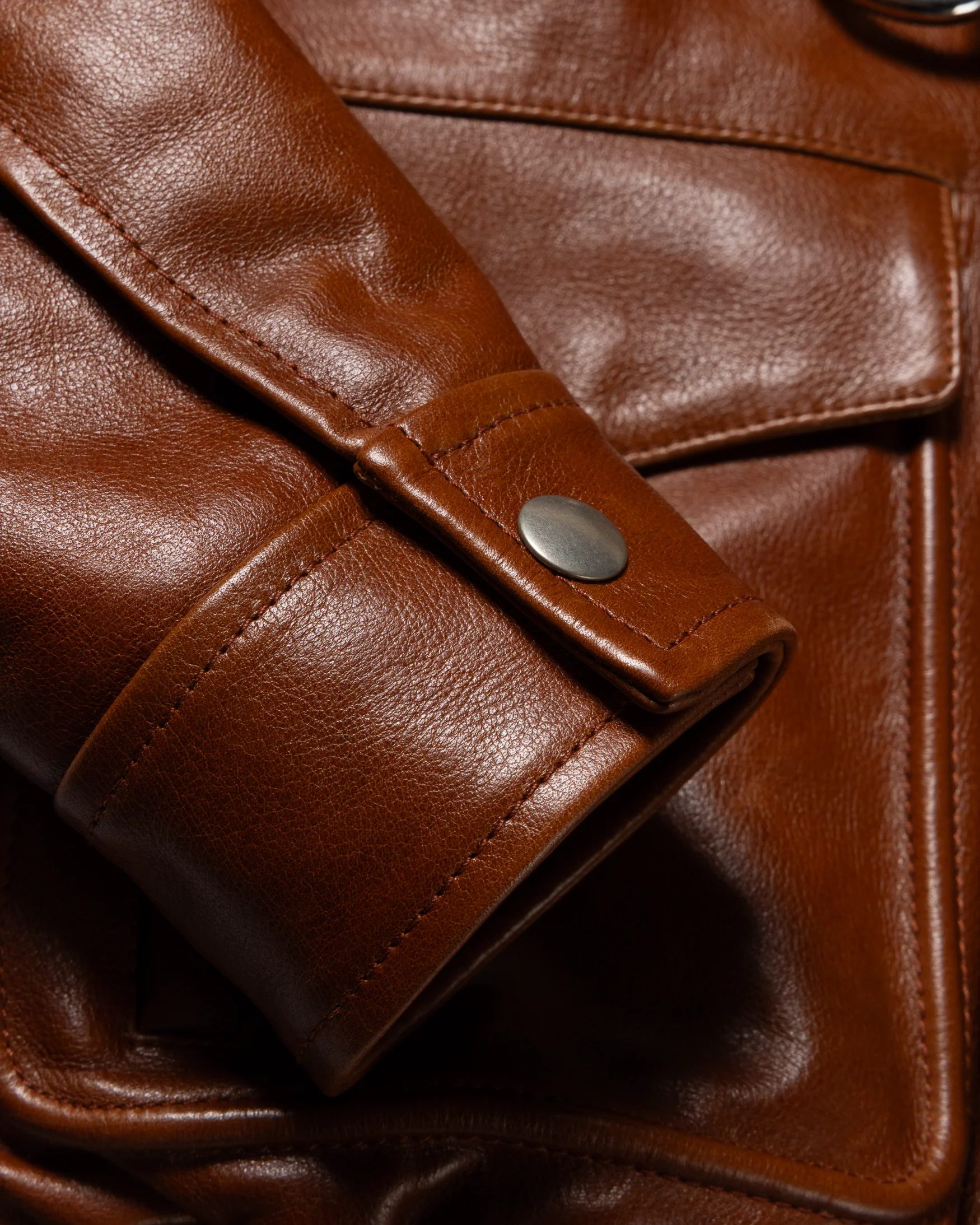 Leather Flight Jacket - Image 13