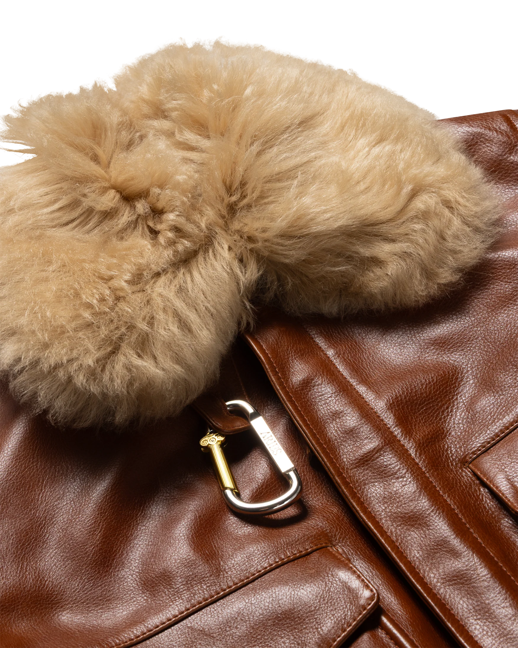 Leather Flight Jacket - Image 14