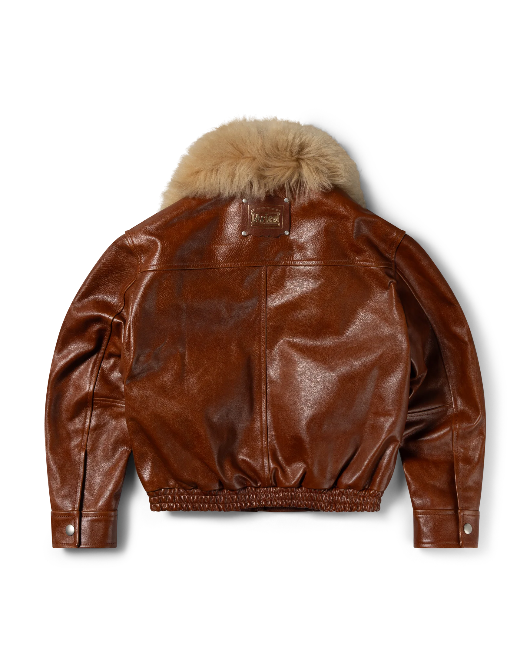 Leather Flight Jacket - Image 15
