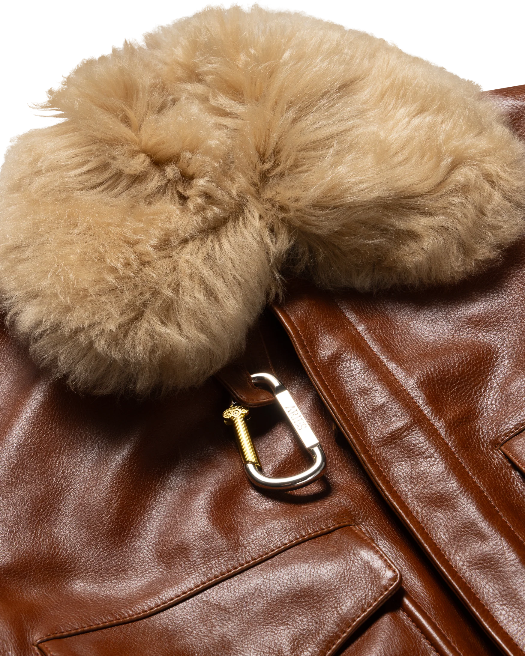 Leather Flight Jacket - Image 17