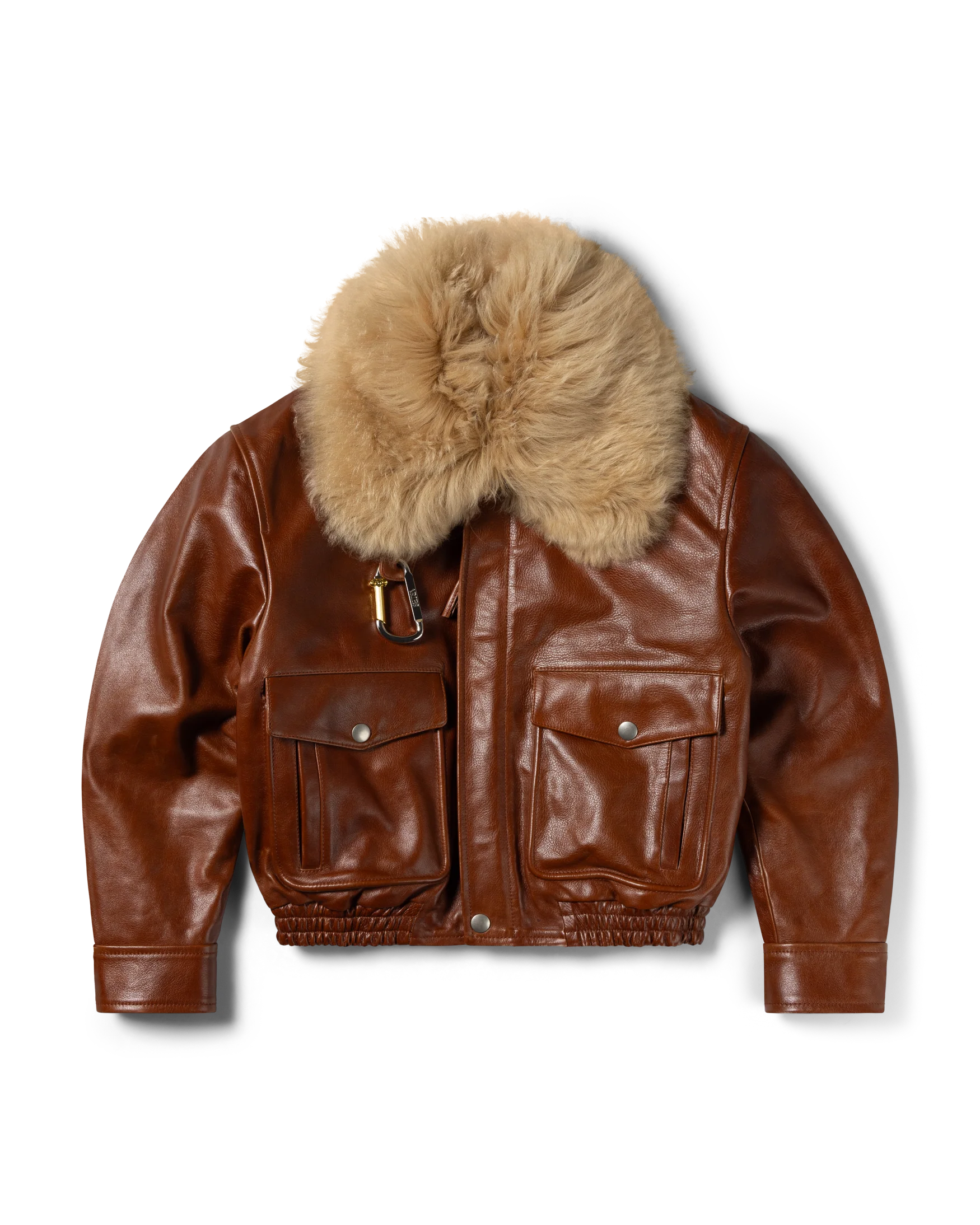 Leather Flight Jacket - Image 4