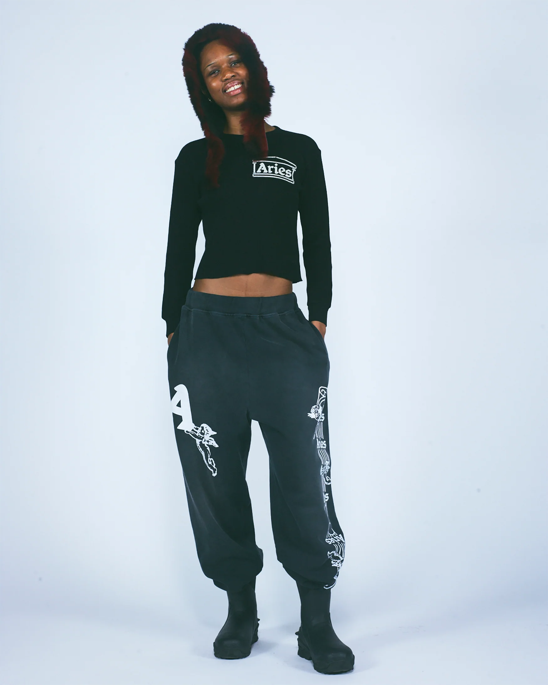 Premium Aged Cherub Column Sweatpant - Image 2