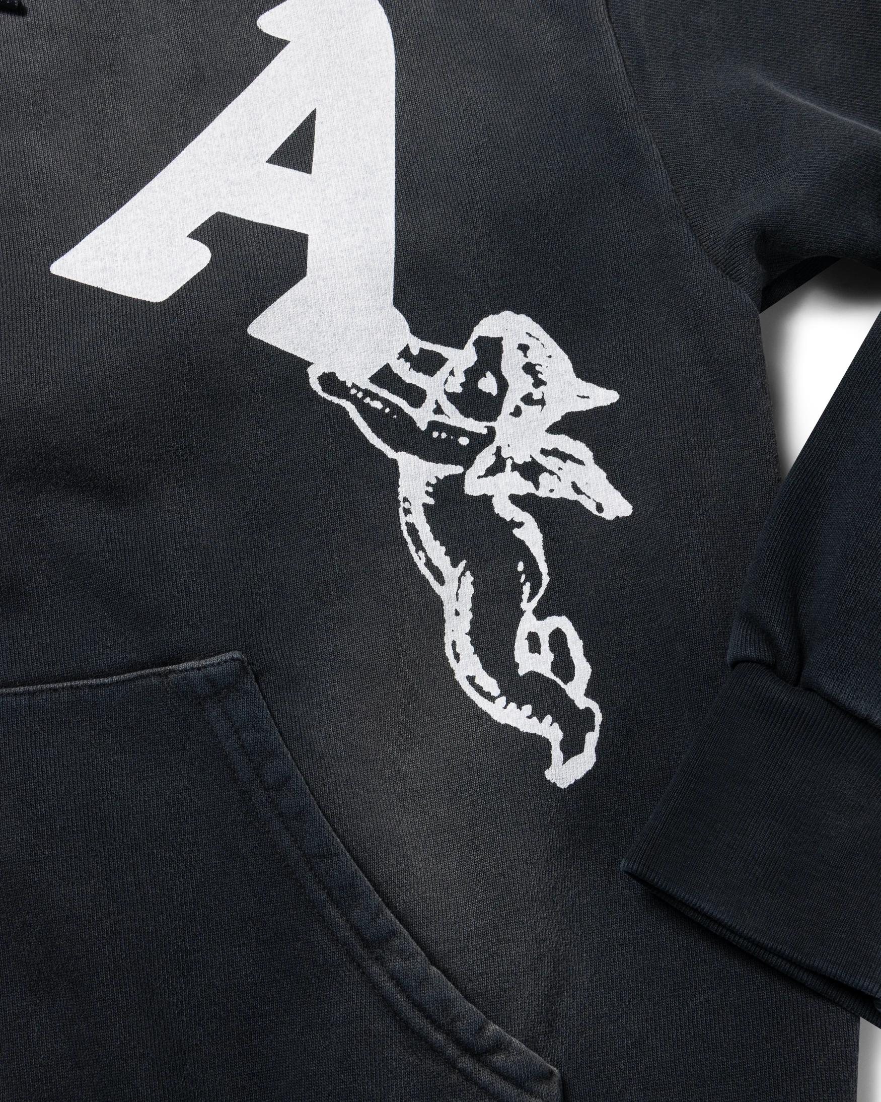 Premium Aged Cherub Column Zip Hoodie - Image 8