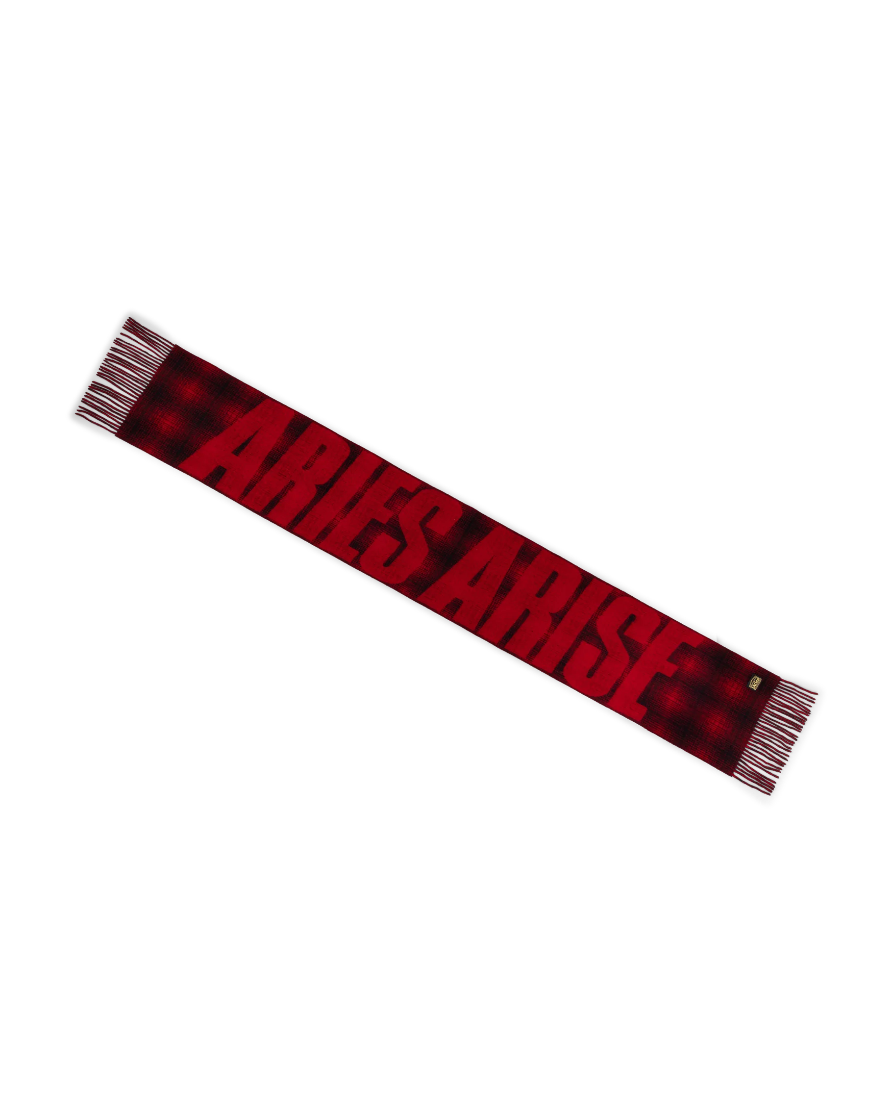 Press Gothic Checked Wool Scarf - Image 2