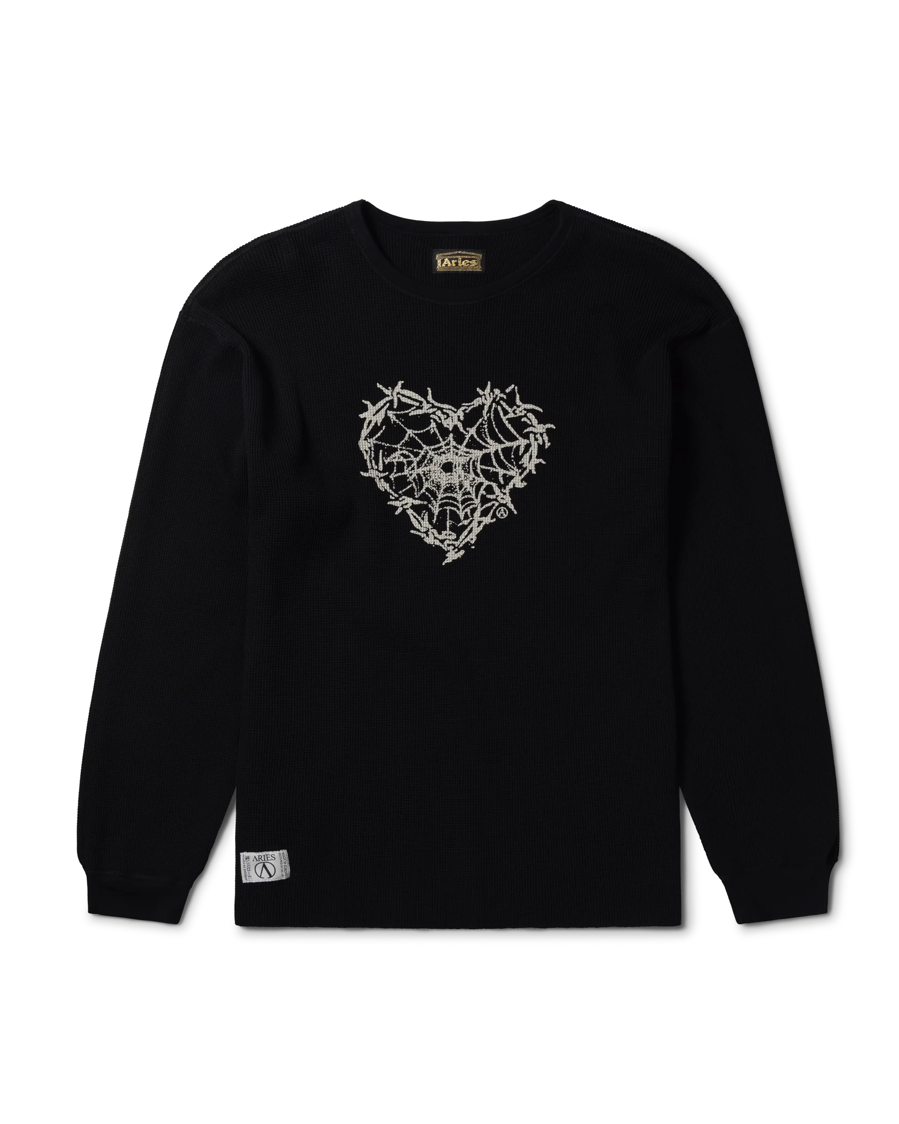Reversible Barbed Love Temple Waffle LS Tee