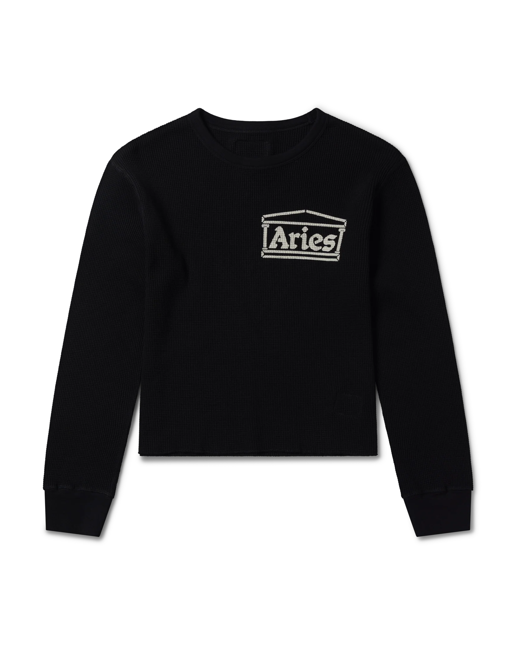 Reversible Barbed Love Temple Waffle LS Tee - Image 4