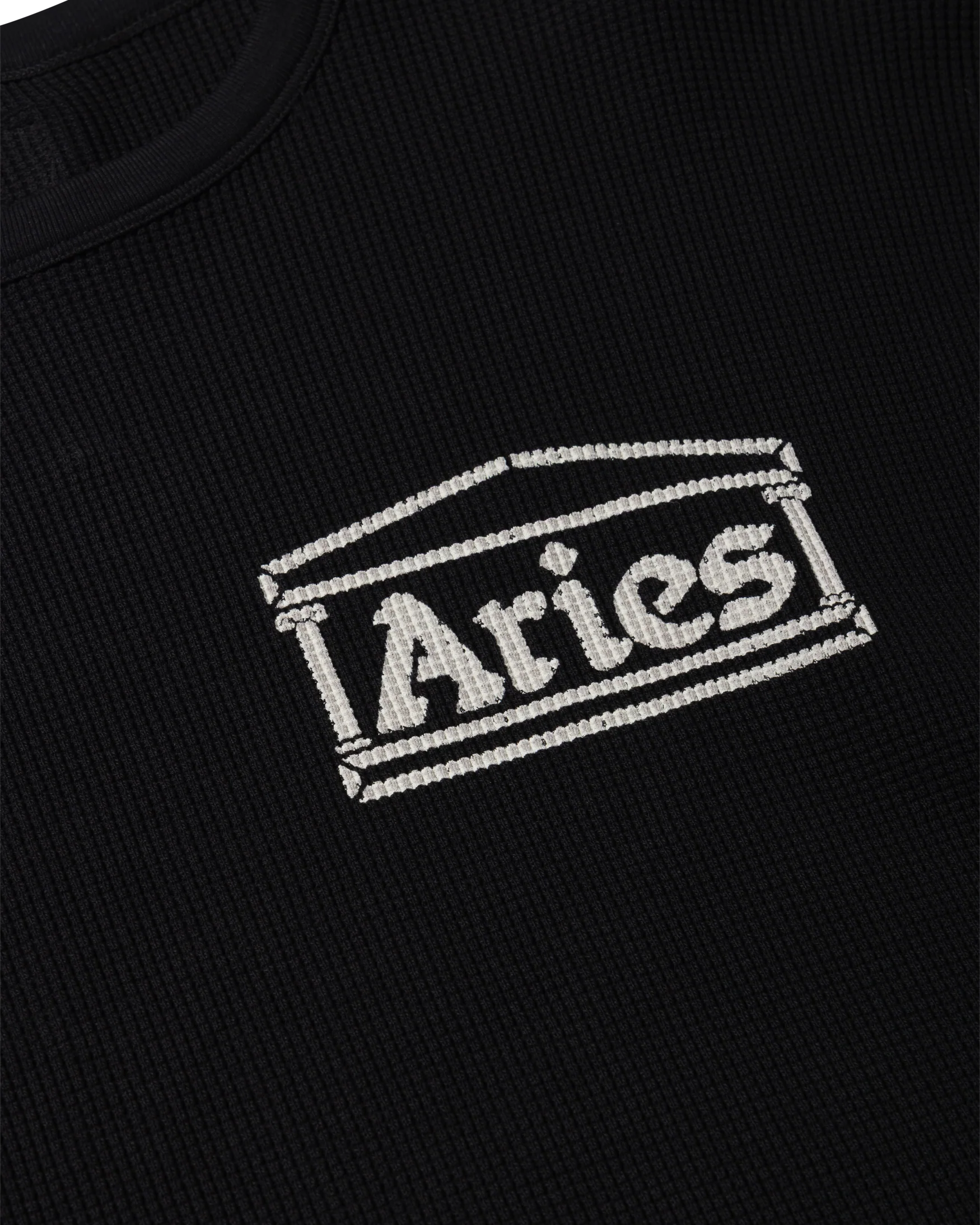 Reversible Barbed Love Temple Waffle LS Tee - Image 6