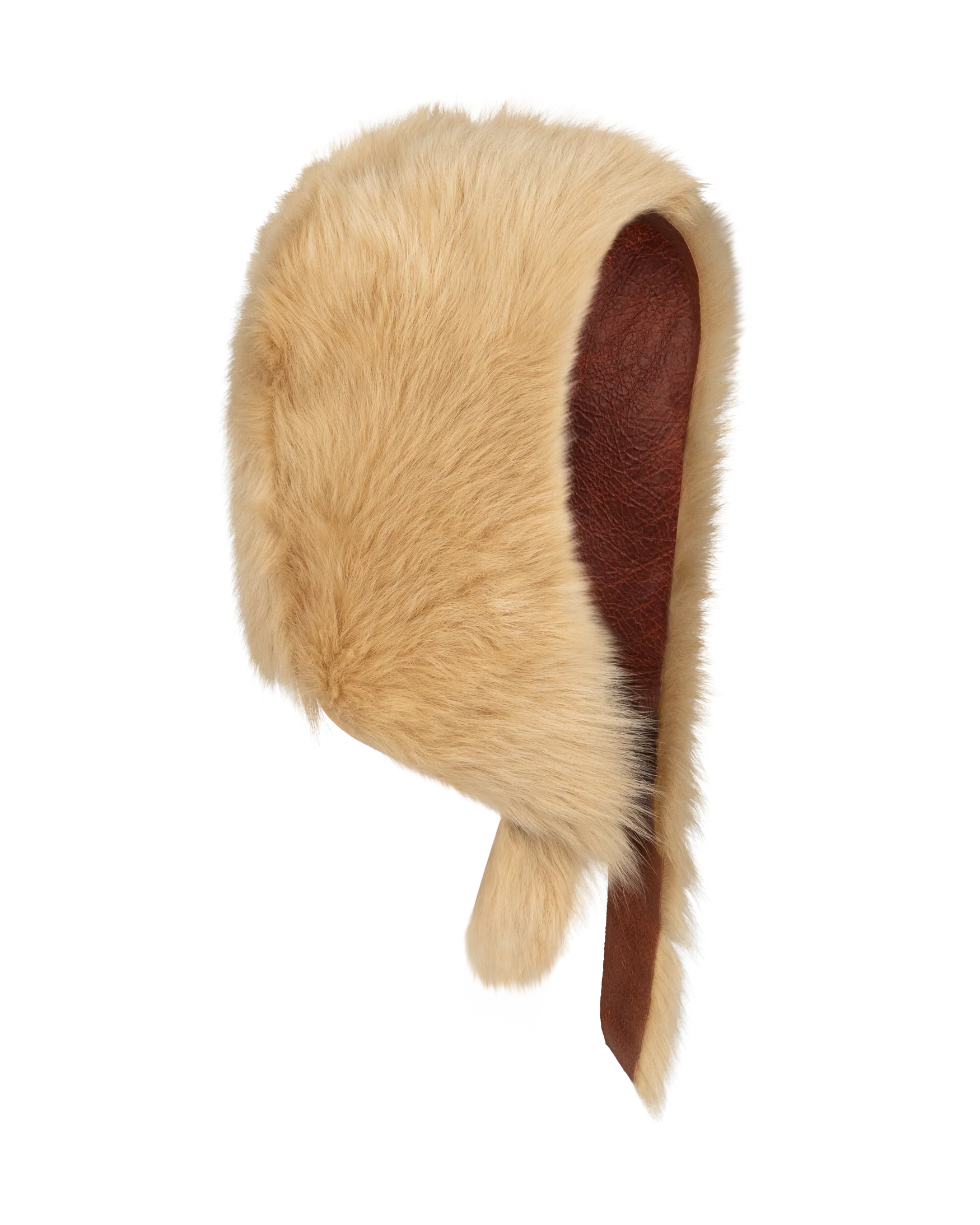 Reversible Sheepskin Hood - Image 2