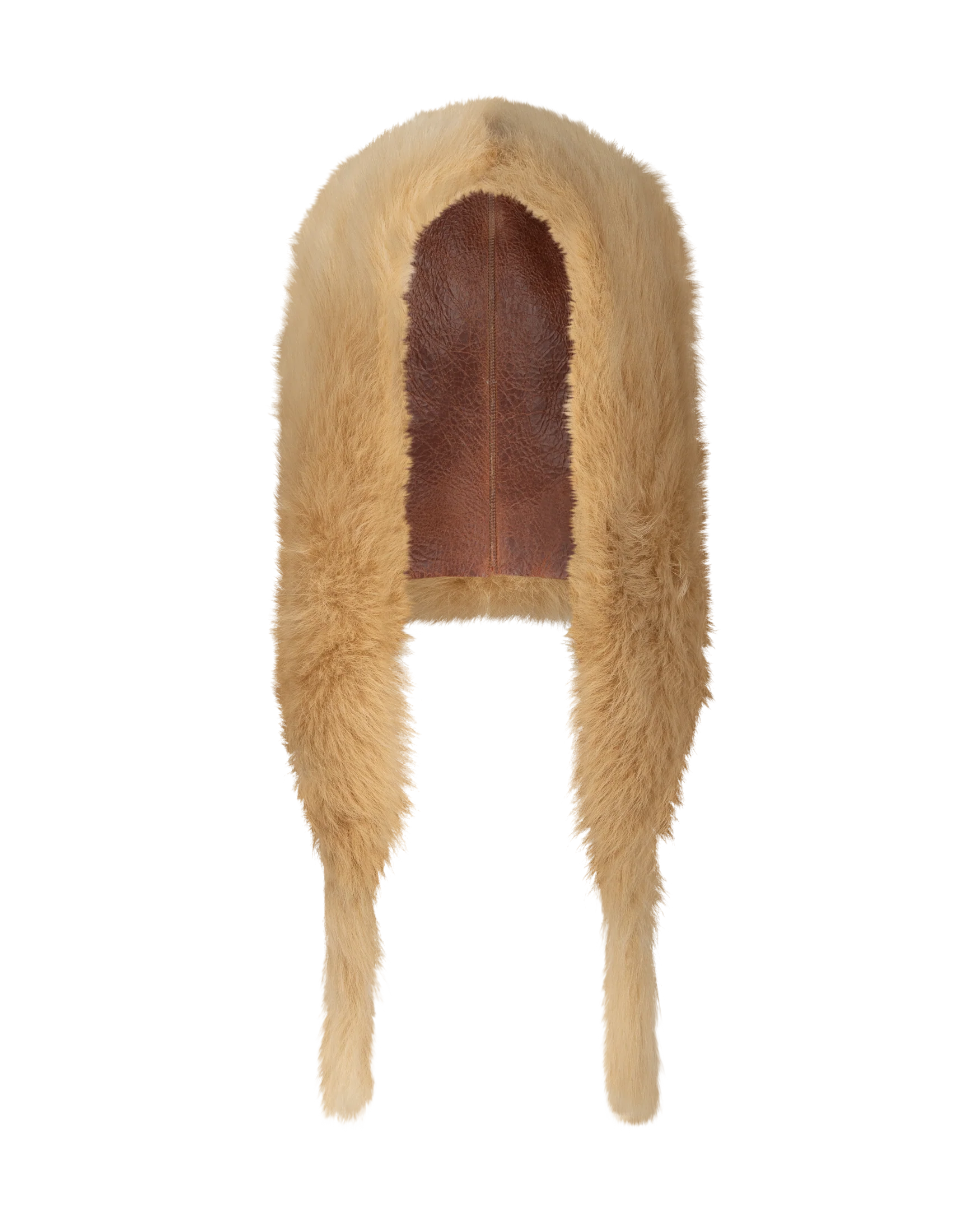 Reversible Sheepskin Hood - Image 4