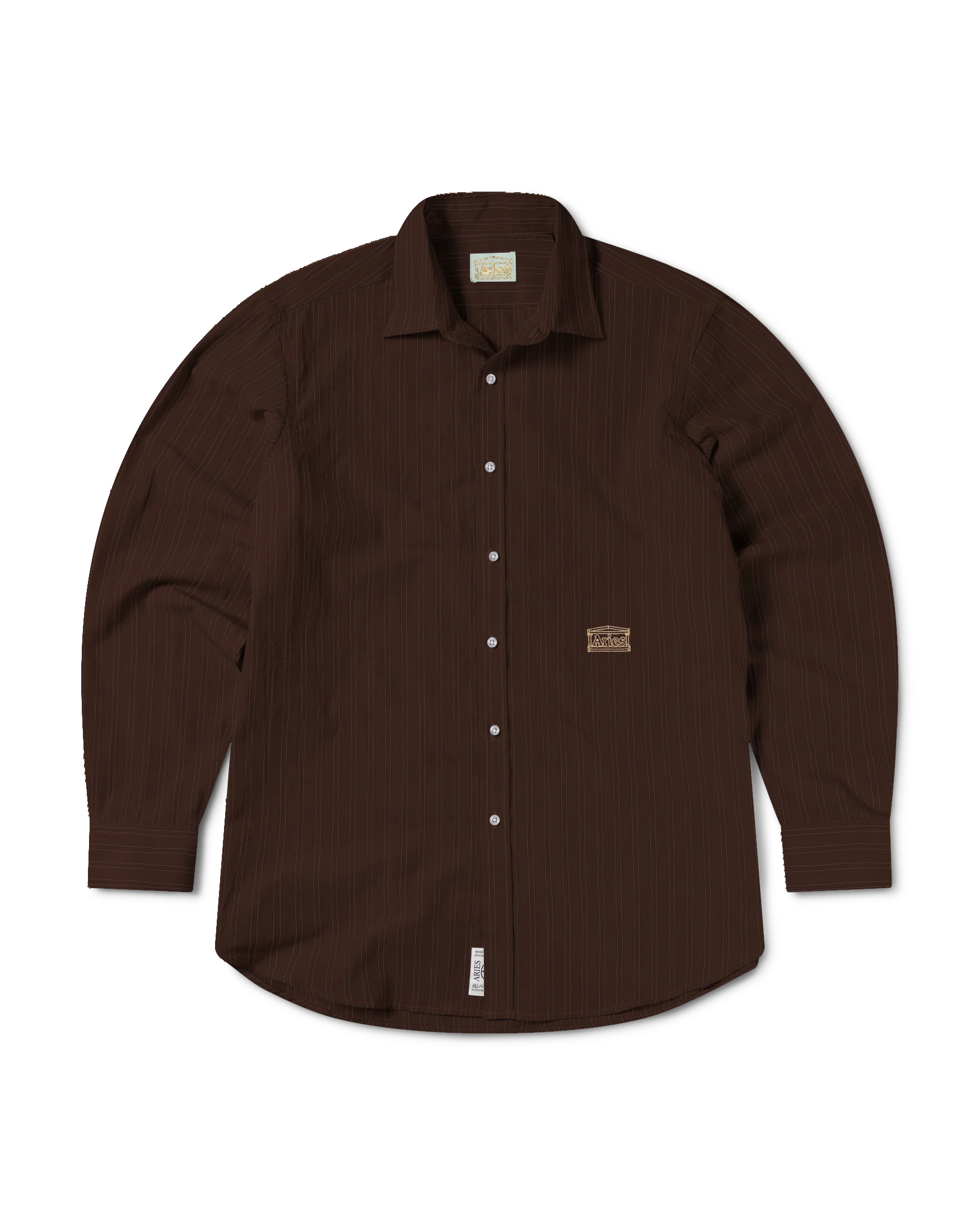 Stripe Temple LS Shirt