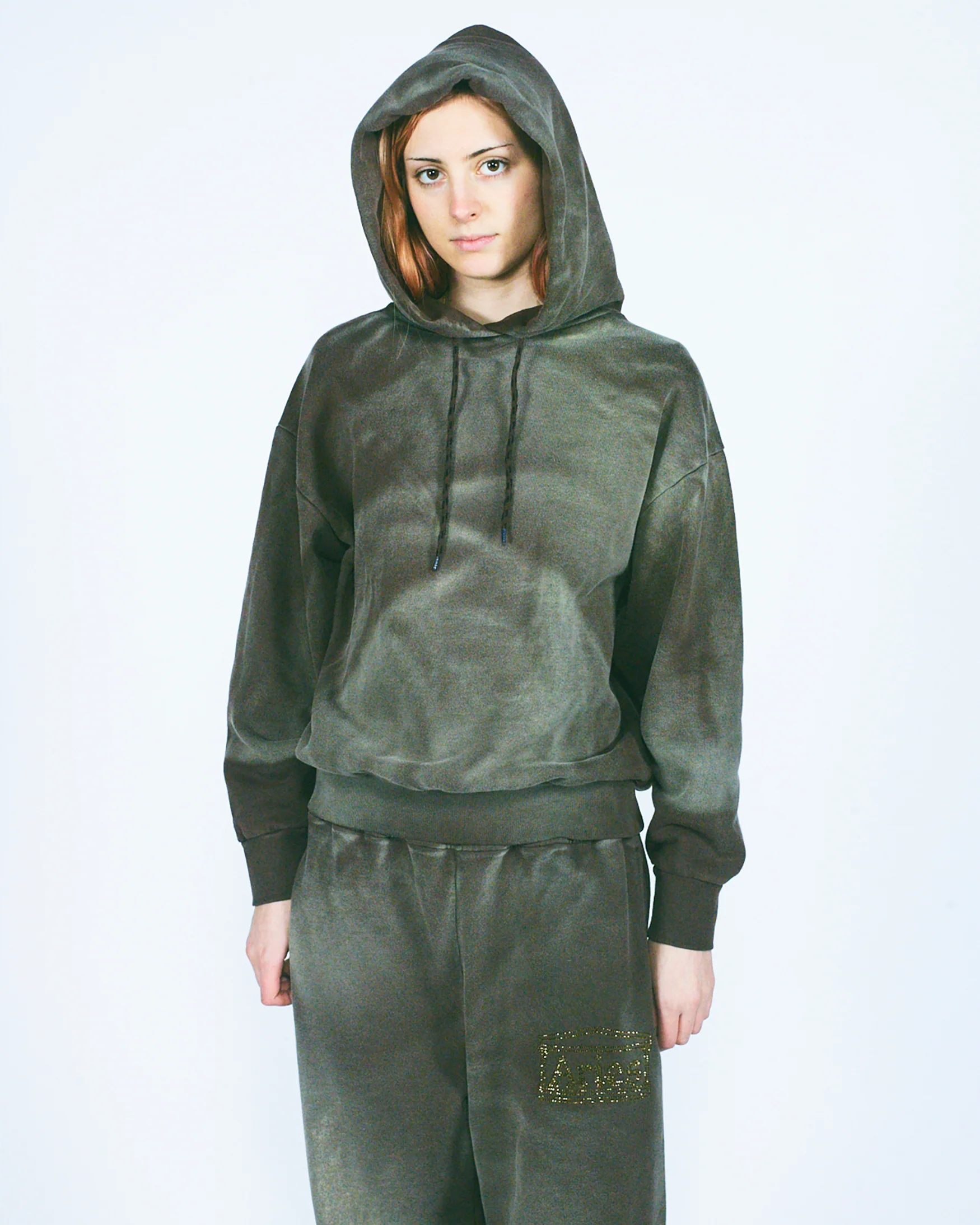 Sunbleached Premium Diamante Temple Hoodie - Image 4