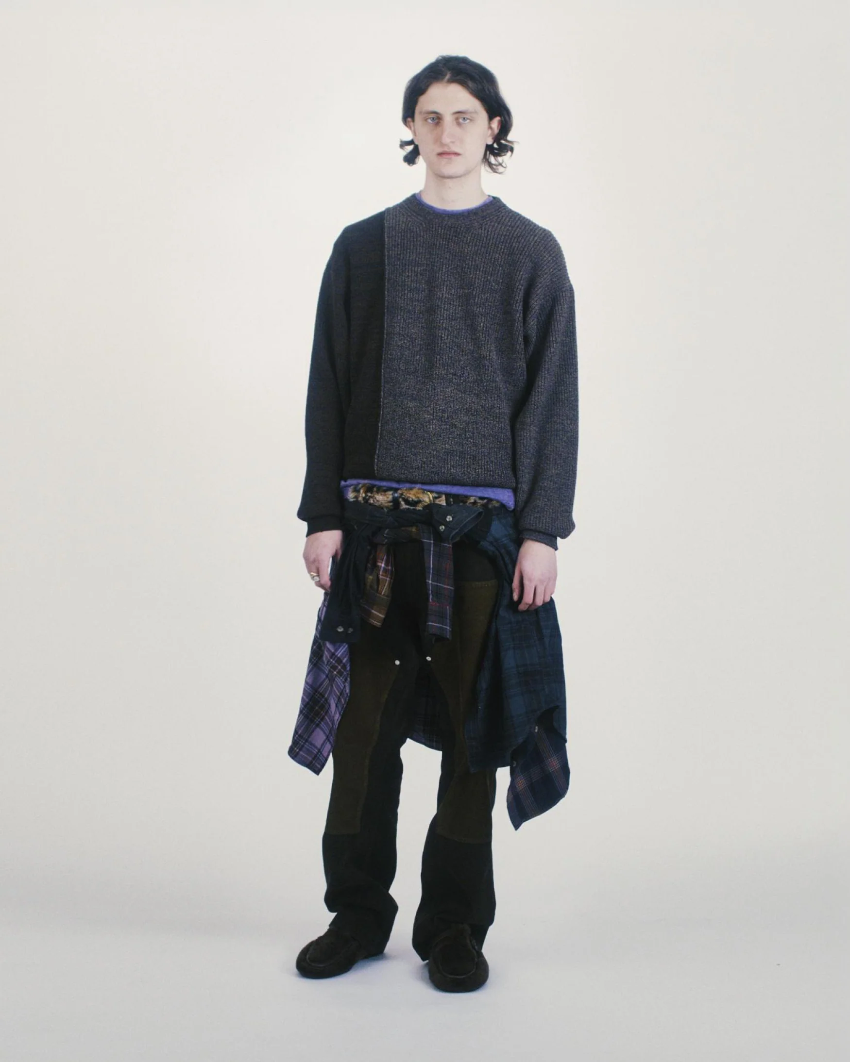 Bi-colour Fisherman Sweater - Image 2