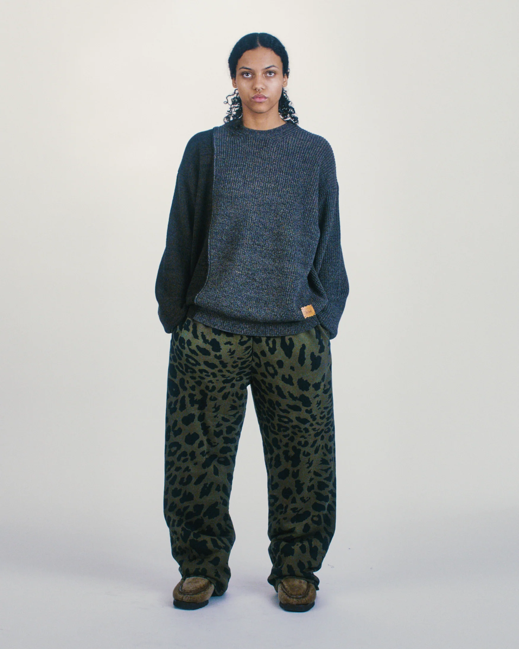 Bi-colour Fisherman Sweater - Image 3