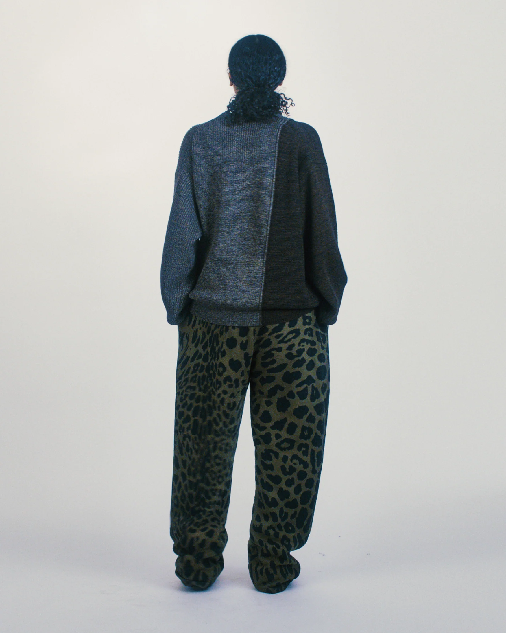 Bi-colour Fisherman Sweater - Image 9
