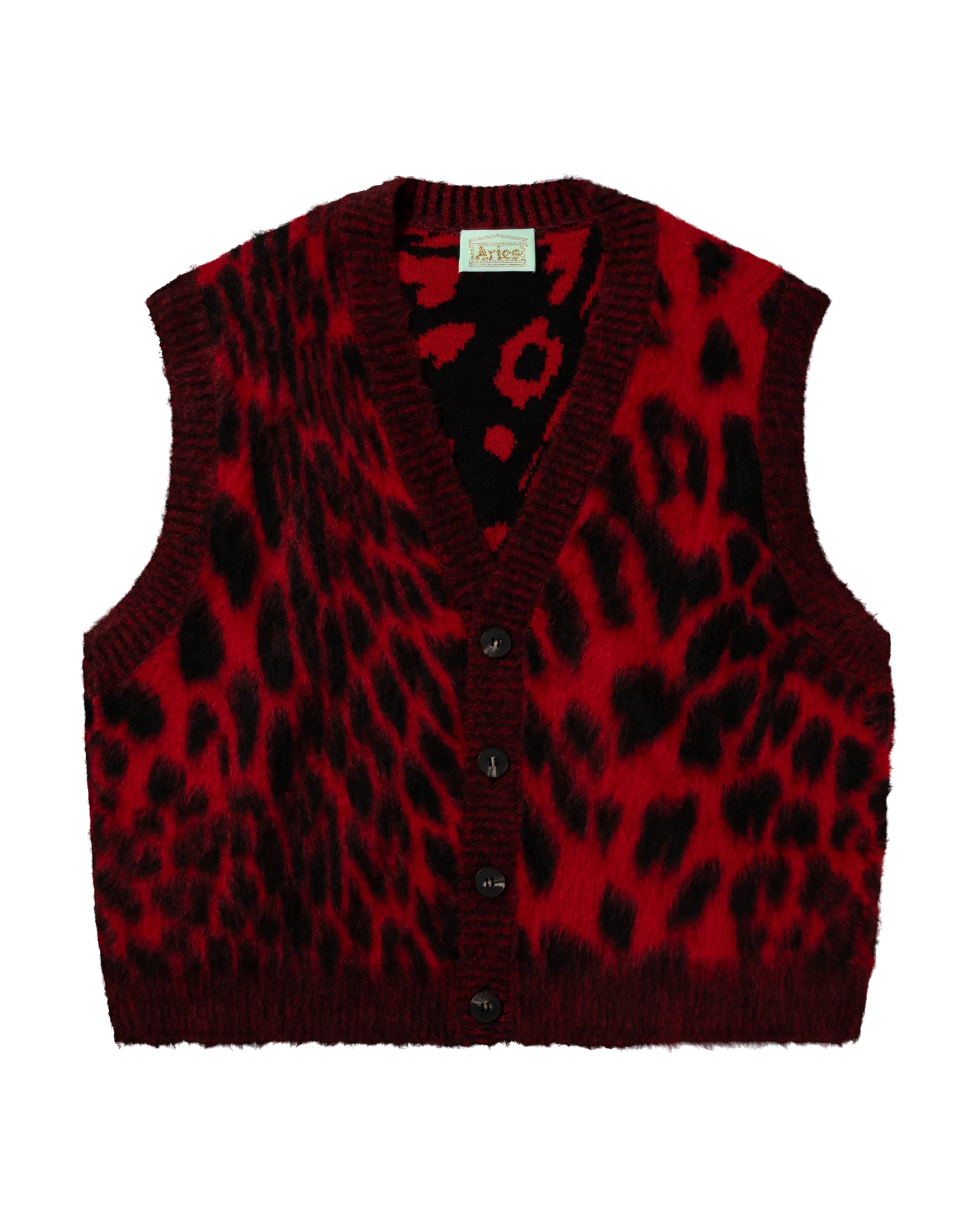 Brushed Leopard Vest
