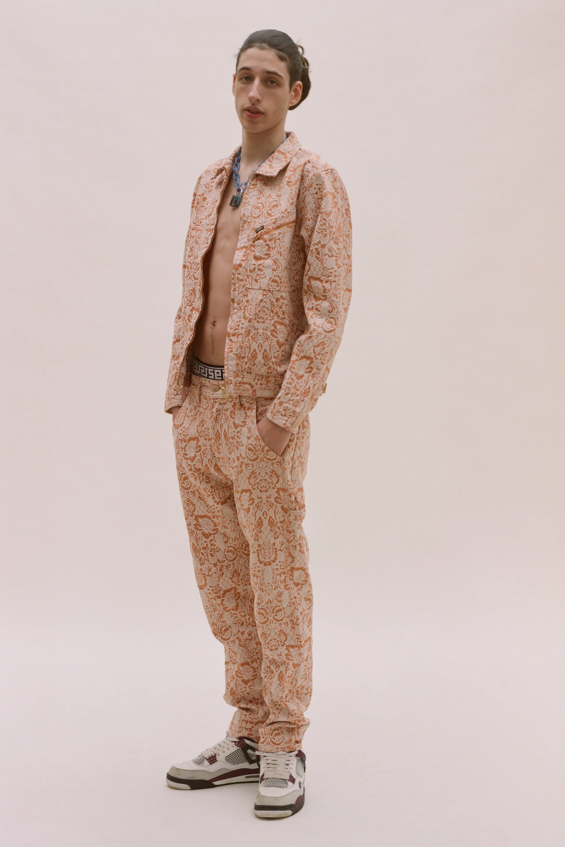 Denim Floral 191 Jacket - Image 12