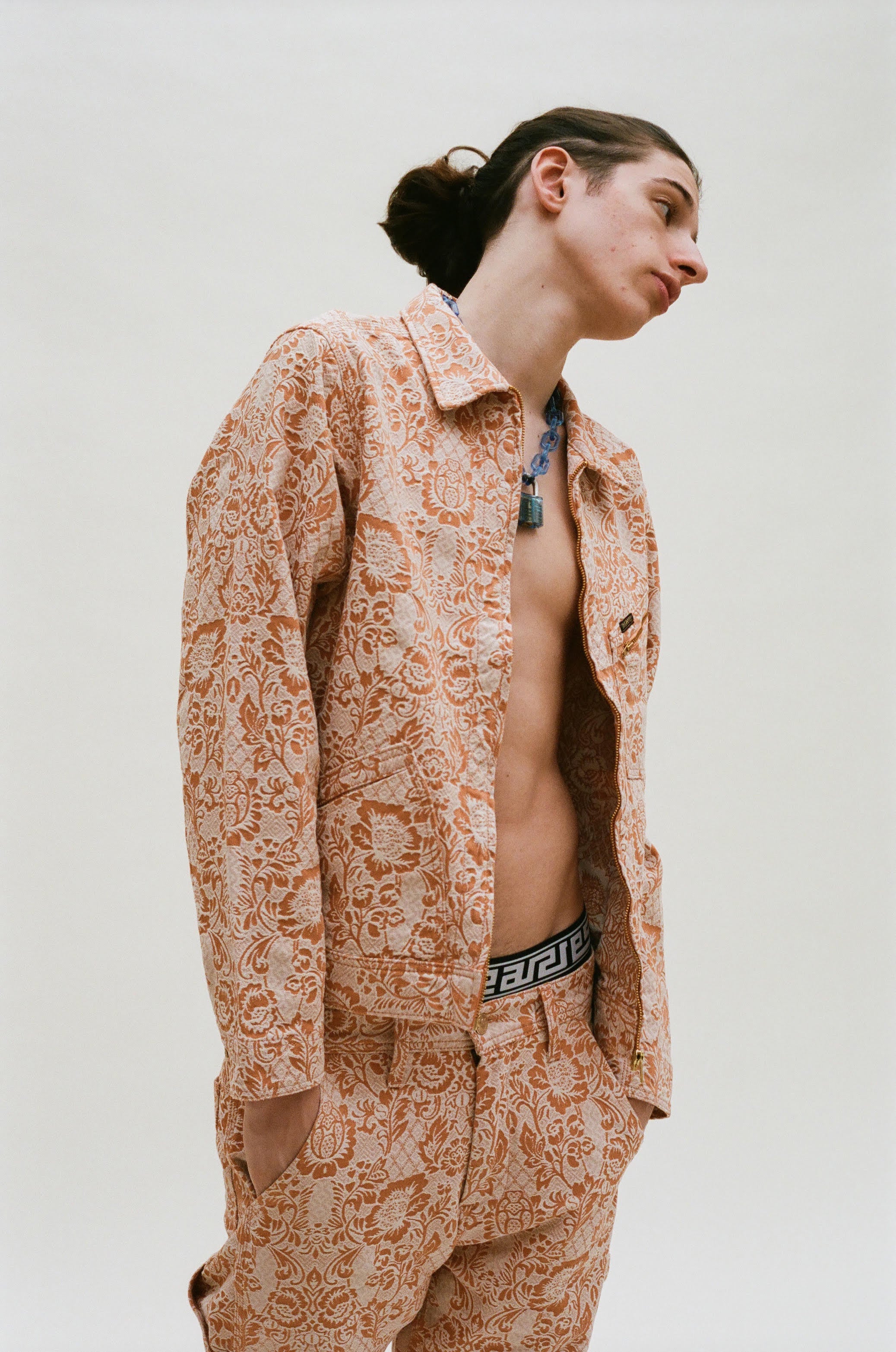 Denim Floral 191 Jacket - Image 8