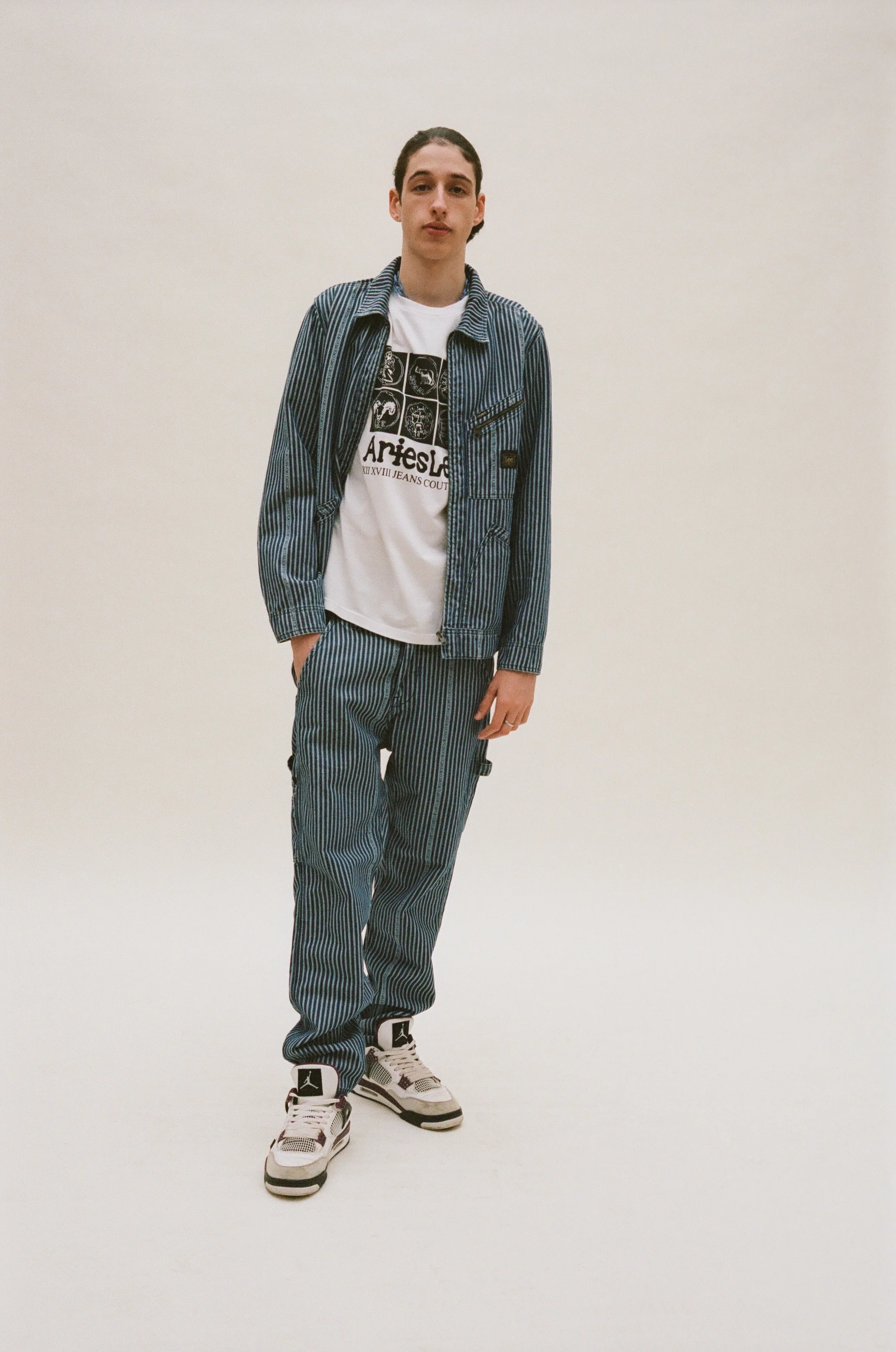 Denim Workwear Stripe Carpenter Jean - Image 2